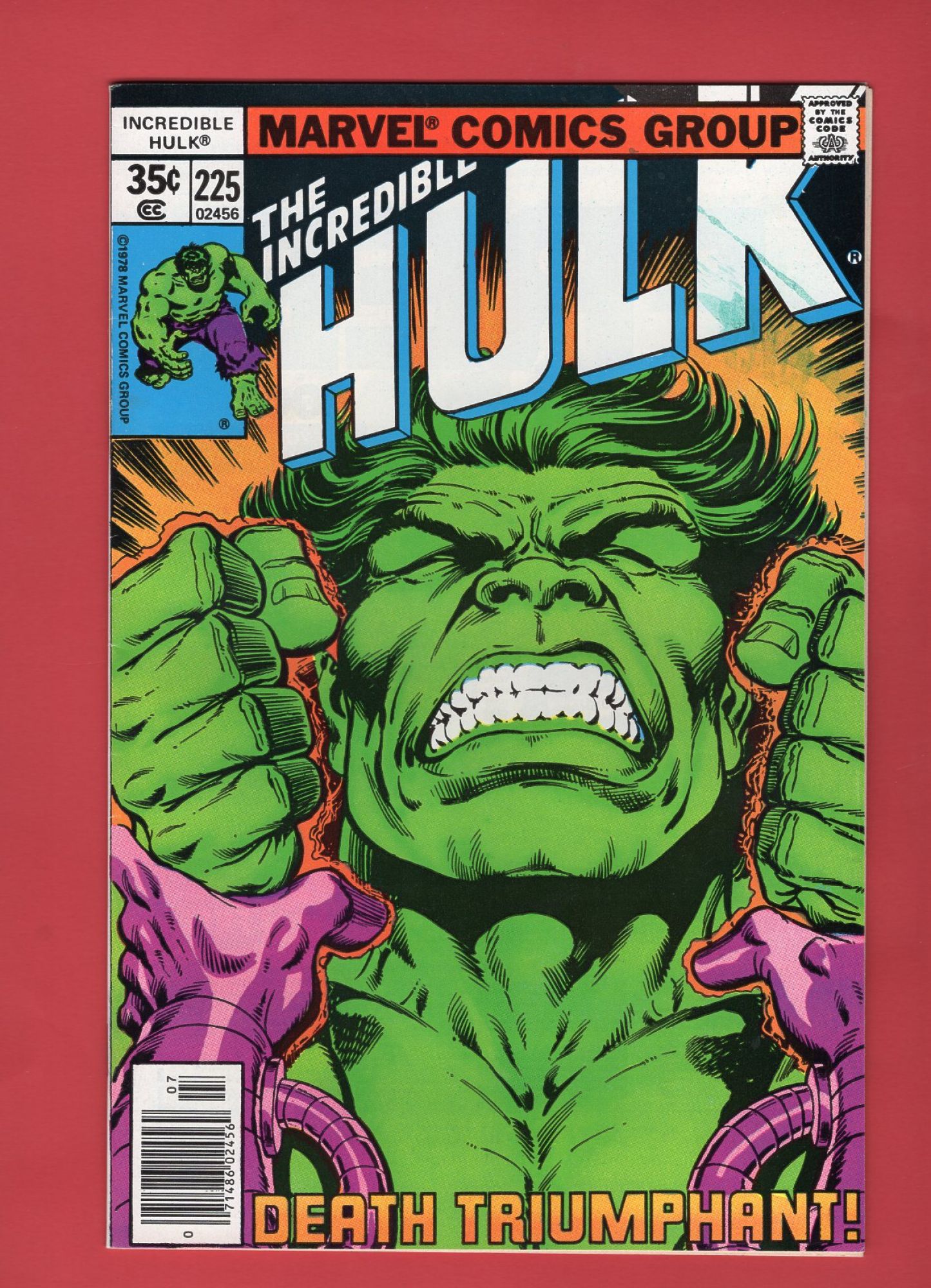 Incredible Hulk #225, Jul 1978, 6.5 FN+