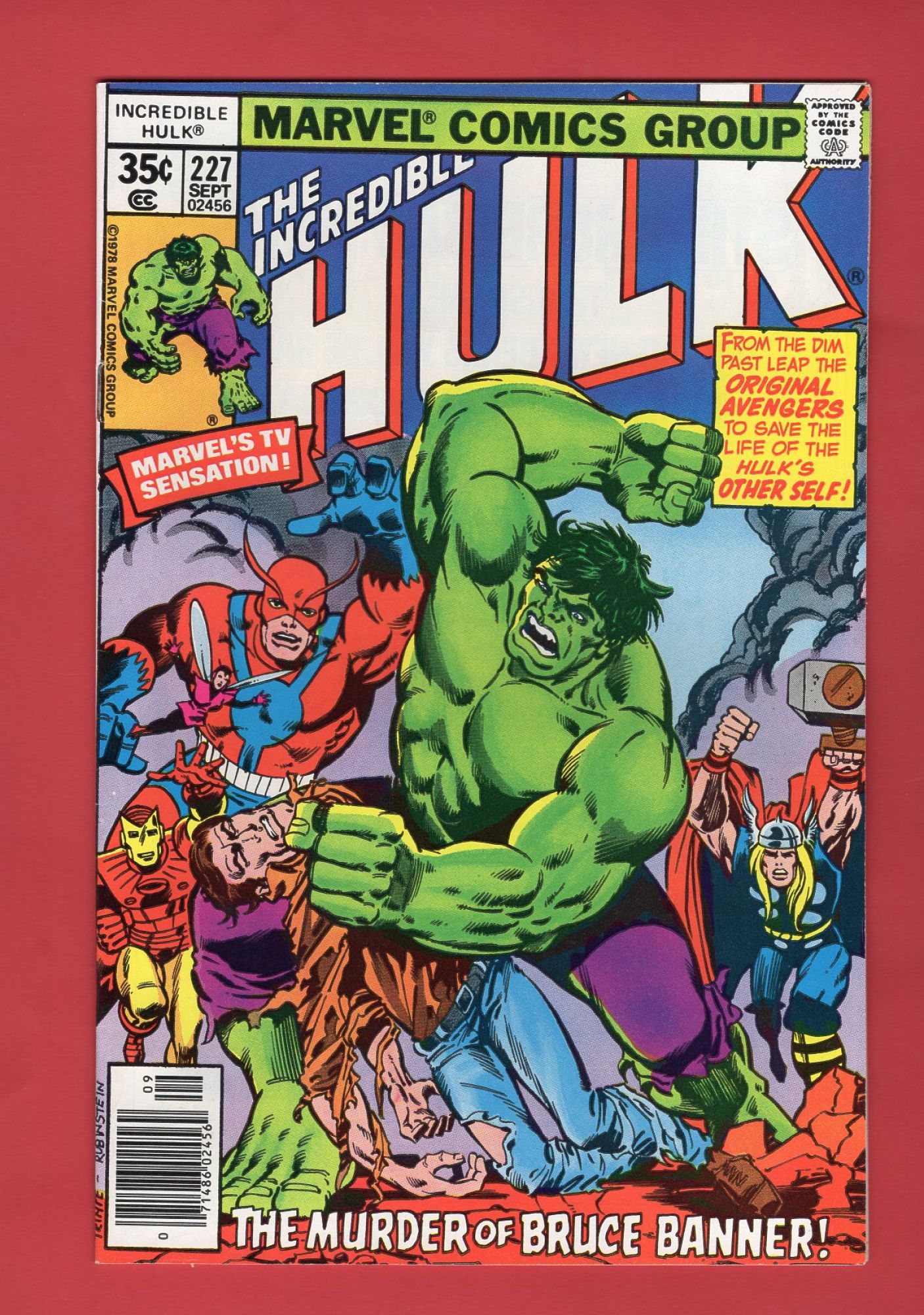 Incredible Hulk #227, Sep 1978, 7.5 VF-