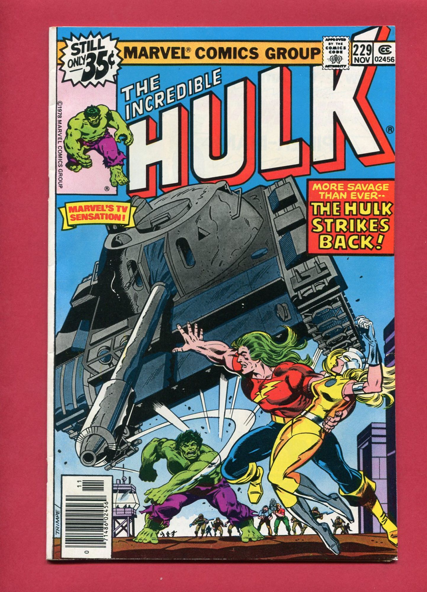 Incredible Hulk #229, Nov 1978, 8.5 VF+