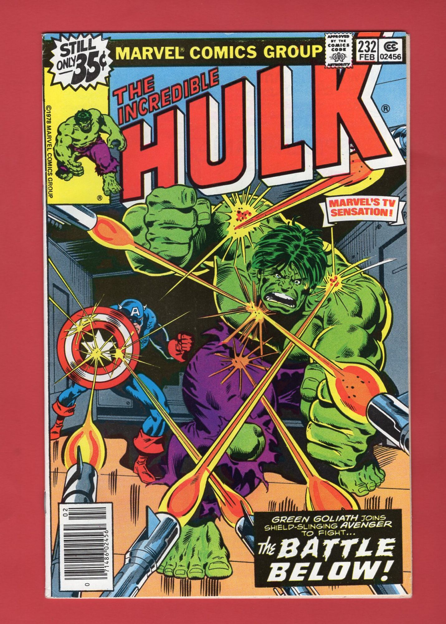 Incredible Hulk #232, Feb 1979, 7.5 VF-