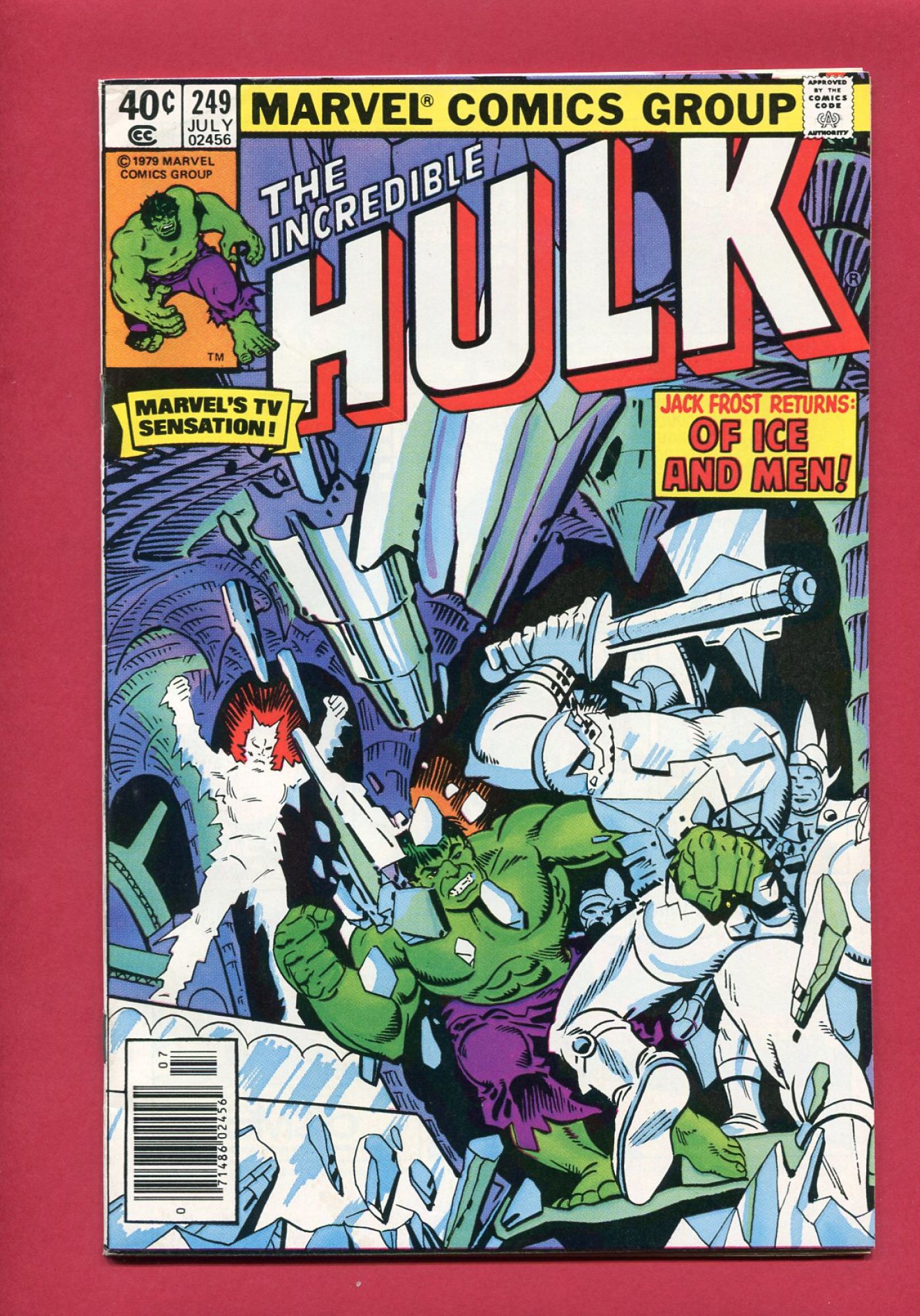 Incredible Hulk #249, Jul 1980, 7.0 FN/VF
