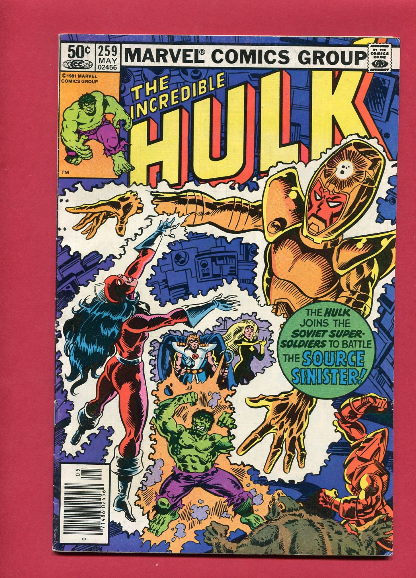 Incredible Hulk #259, May 1981, 6.0 FN