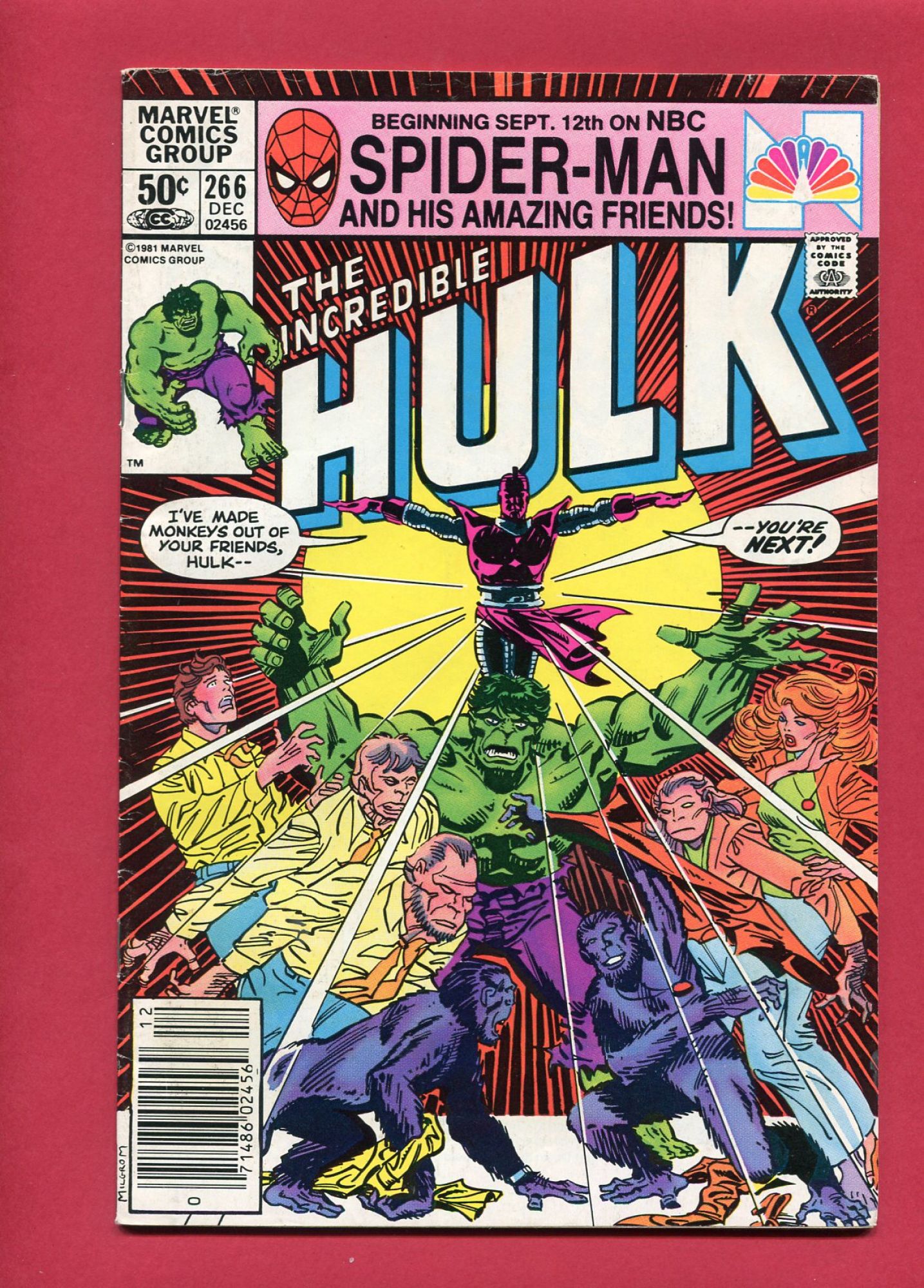 Incredible Hulk #266, Dec 1981, 5.0 VG/FN