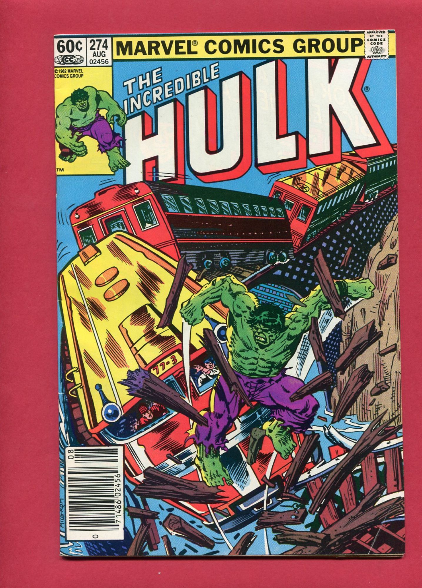Incredible Hulk #274, Aug 1982, 8.0 VF-