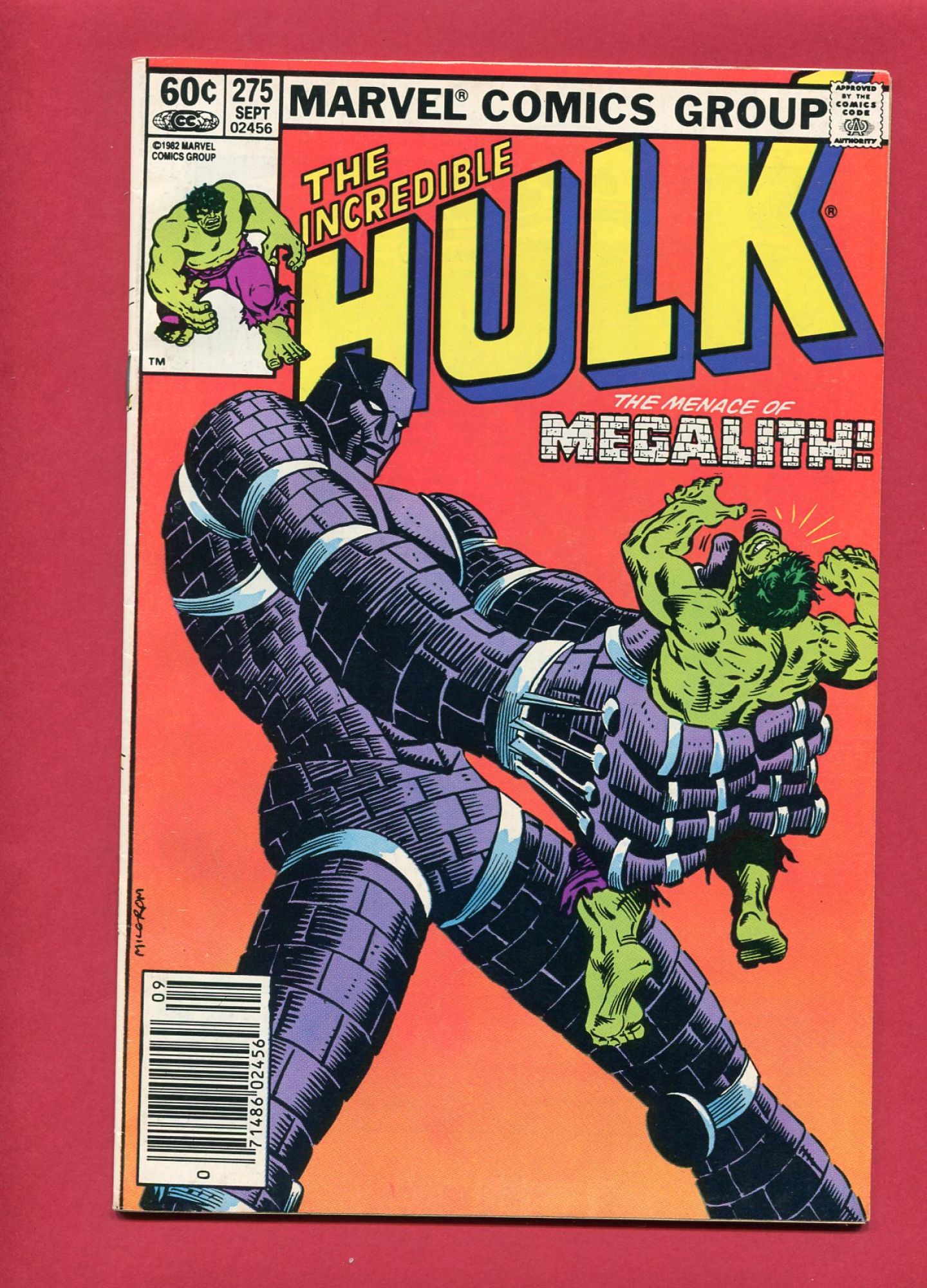Incredible Hulk #275, Sep 1982, 8.0 VF