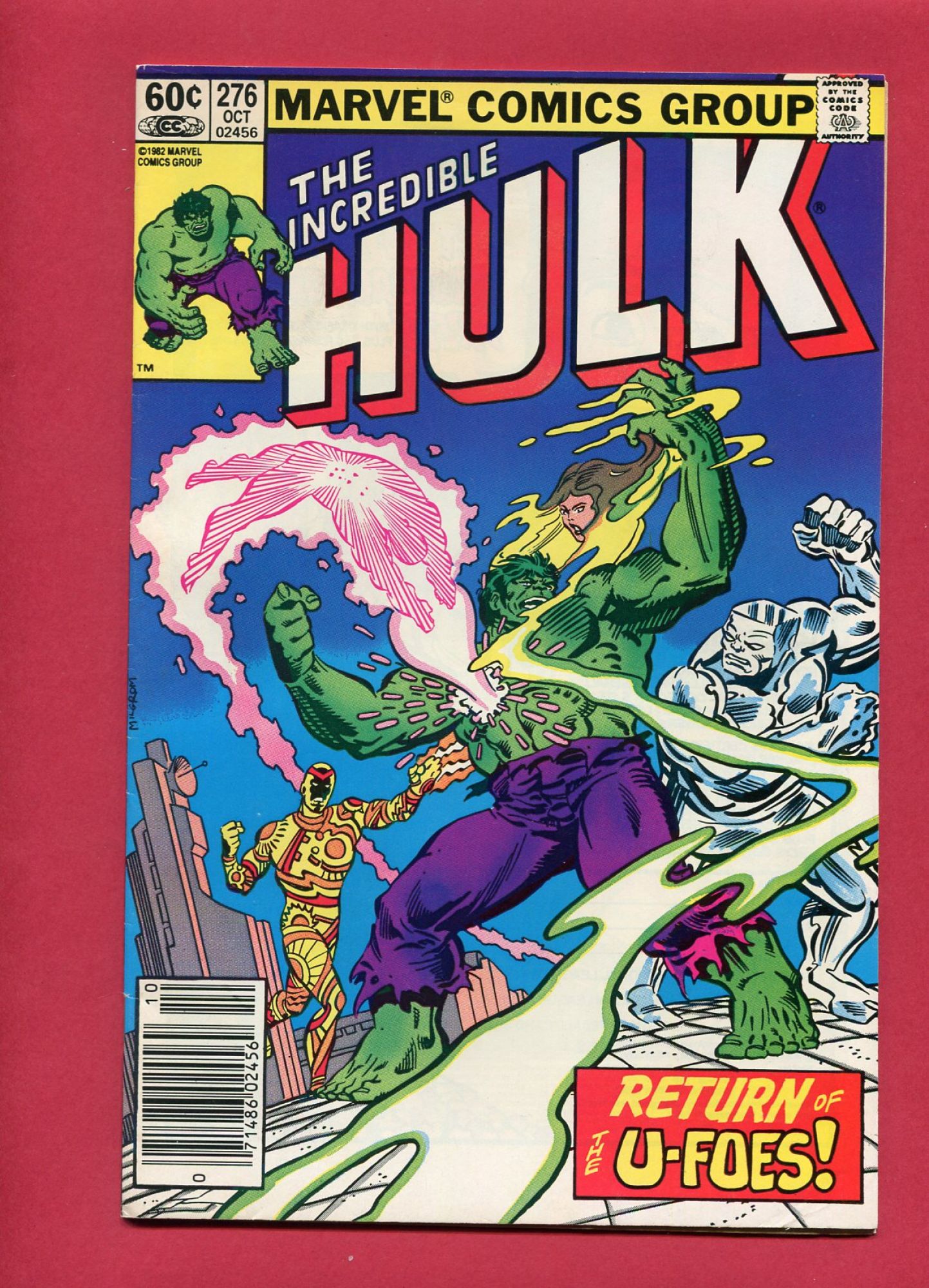 Incredible Hulk #276, Oct 1982, 8.0 VF