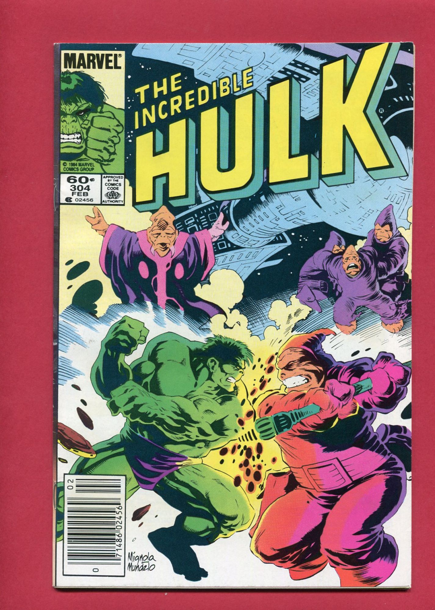 Incredible Hulk #304, Feb 1985, 7.0 FN/VF