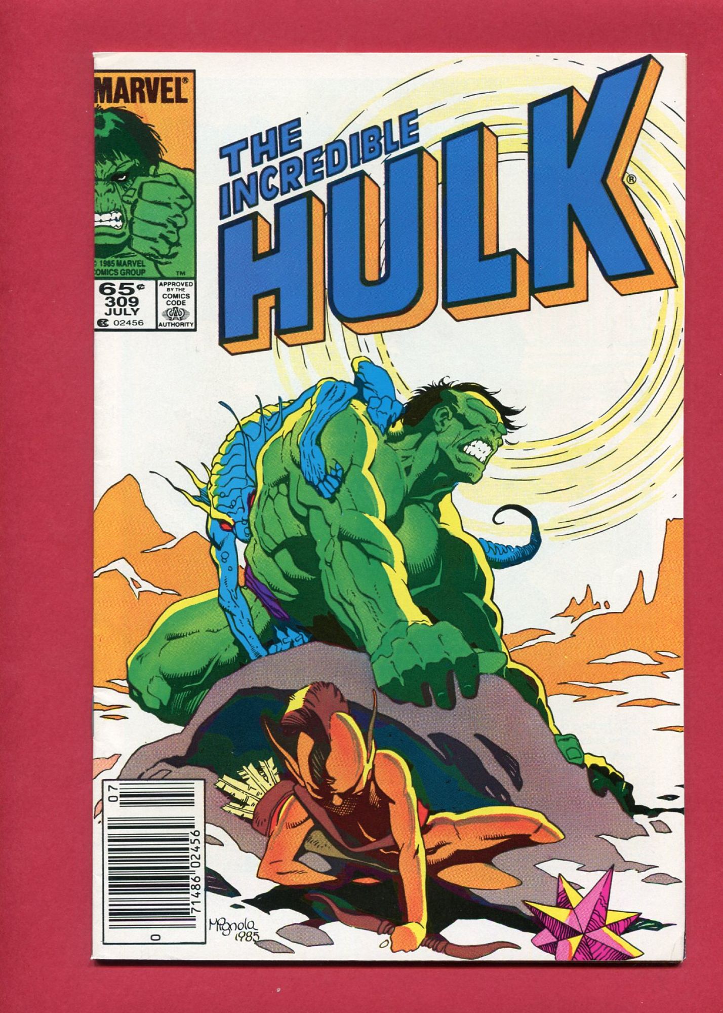 Incredible Hulk #309, Jul 1985, 7.5 VF-