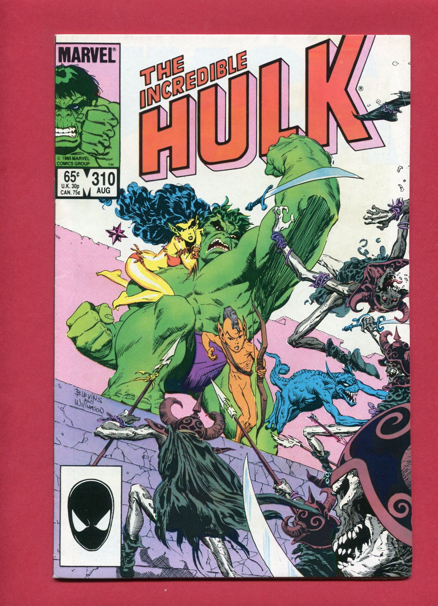 Incredible Hulk #310, Aug 1985, 7.0 FN/VF