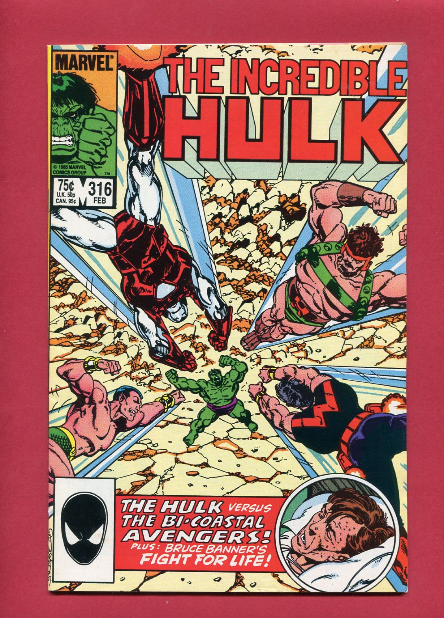 Incredible Hulk #316, Feb 1986, 8.5 VF+