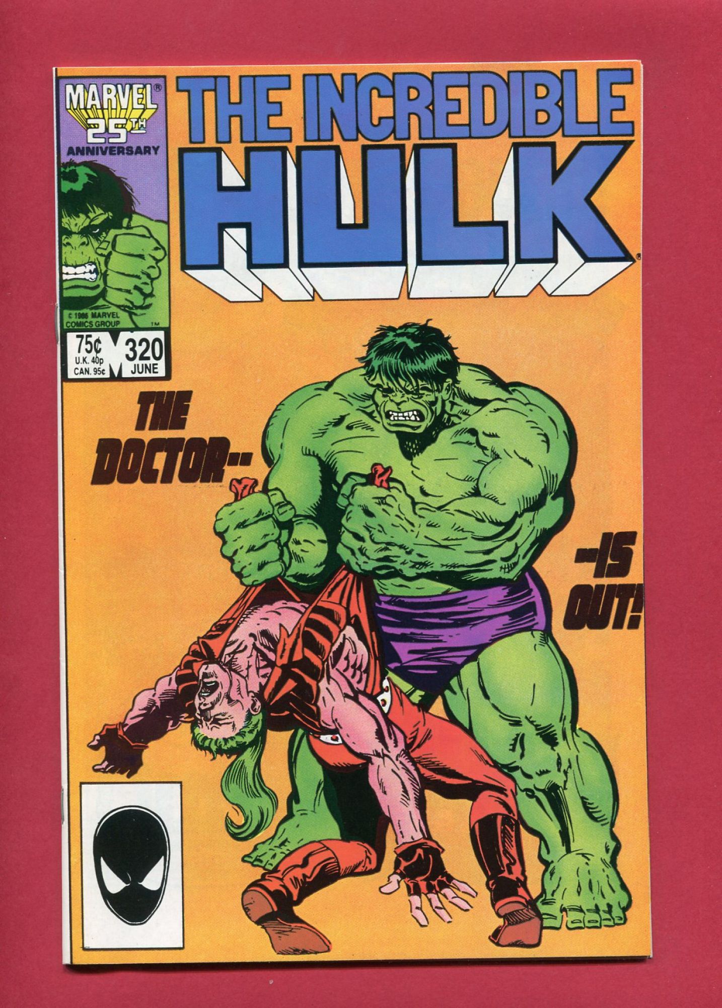 Incredible Hulk #320, Jun 1986,  8.5 VF+