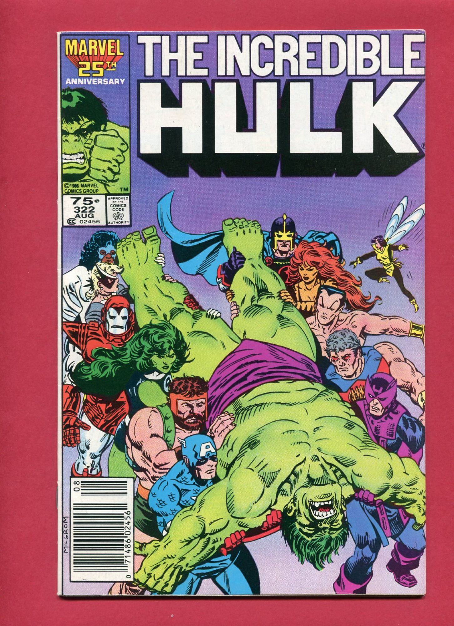 Incredible Hulk #322, Aug 1986, 8.0 VF
