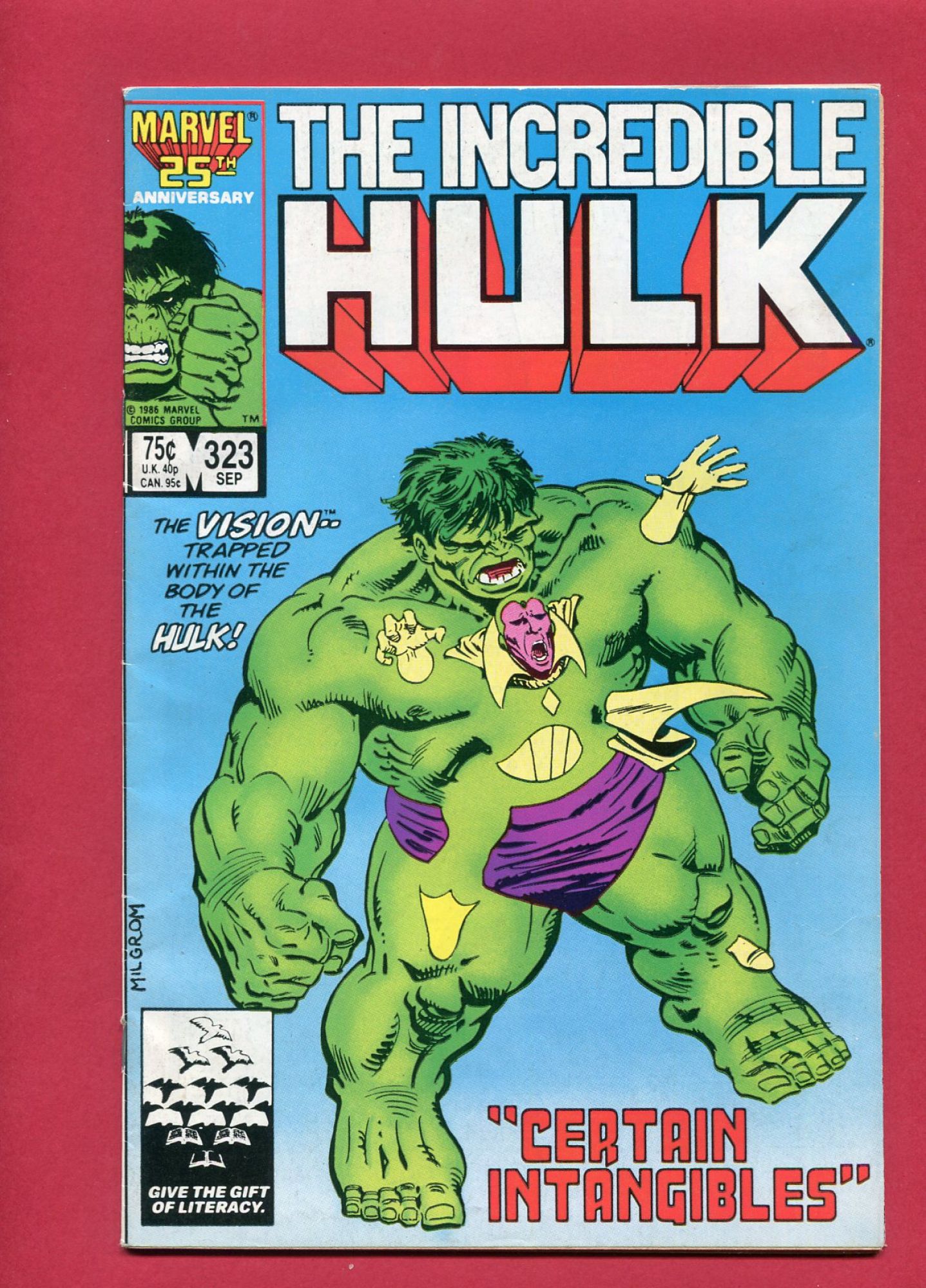 Incredible Hulk #323, Sep 1986, 7.0 FN/VF