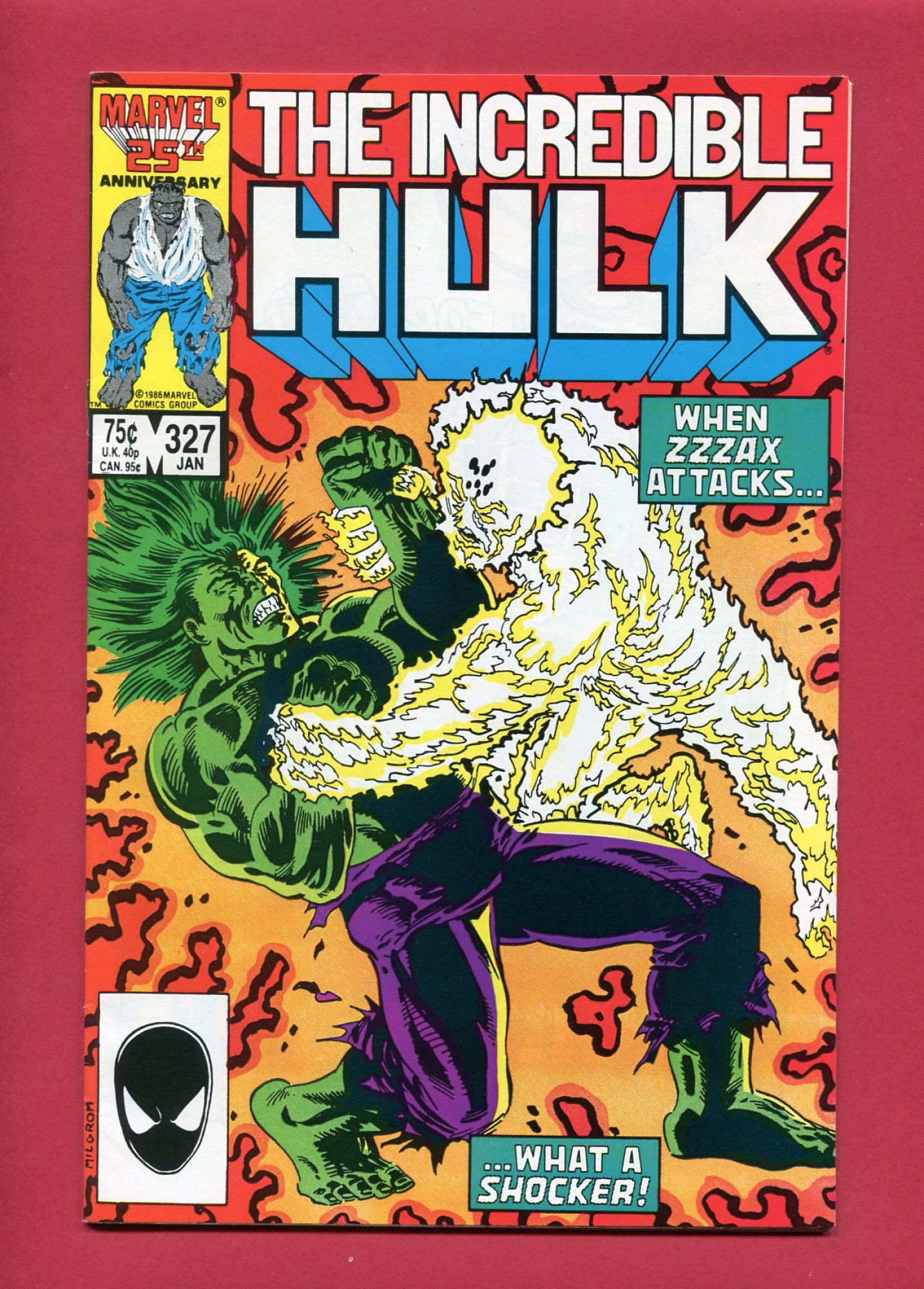 Incredible Hulk #327, Jan 1987, 7.0 FN/VF