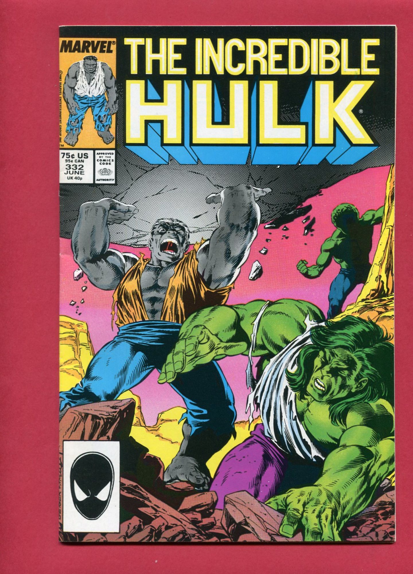 Incredible Hulk #332, Jun 1987, 7.5 VF-