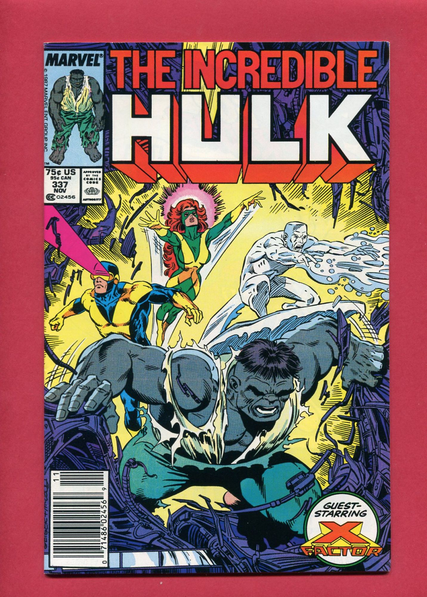 Incredible Hulk #337, Nov 1987, 8.5 VF+