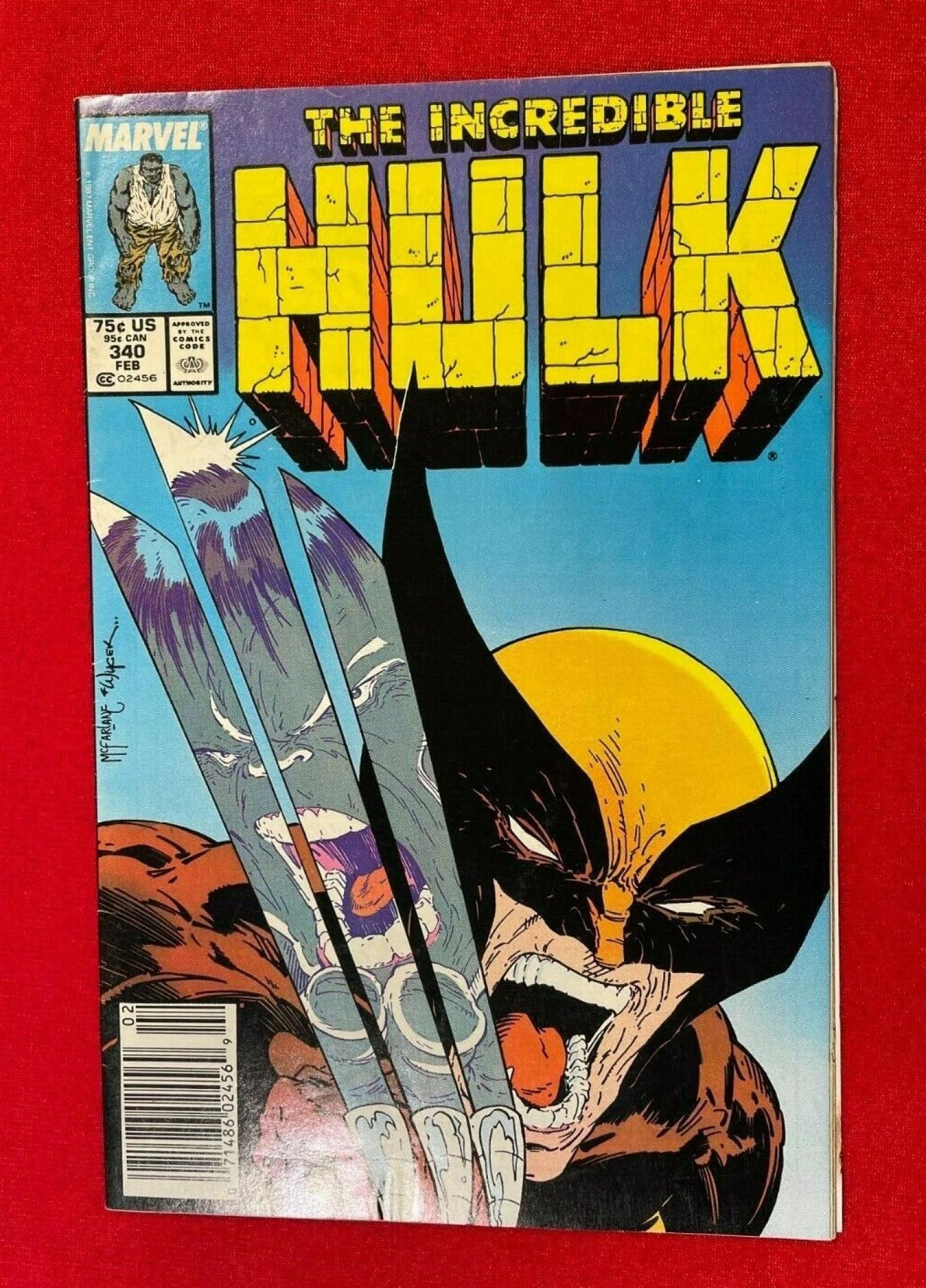 Incredible Hulk #340, Feb 1988, 6.0 FN