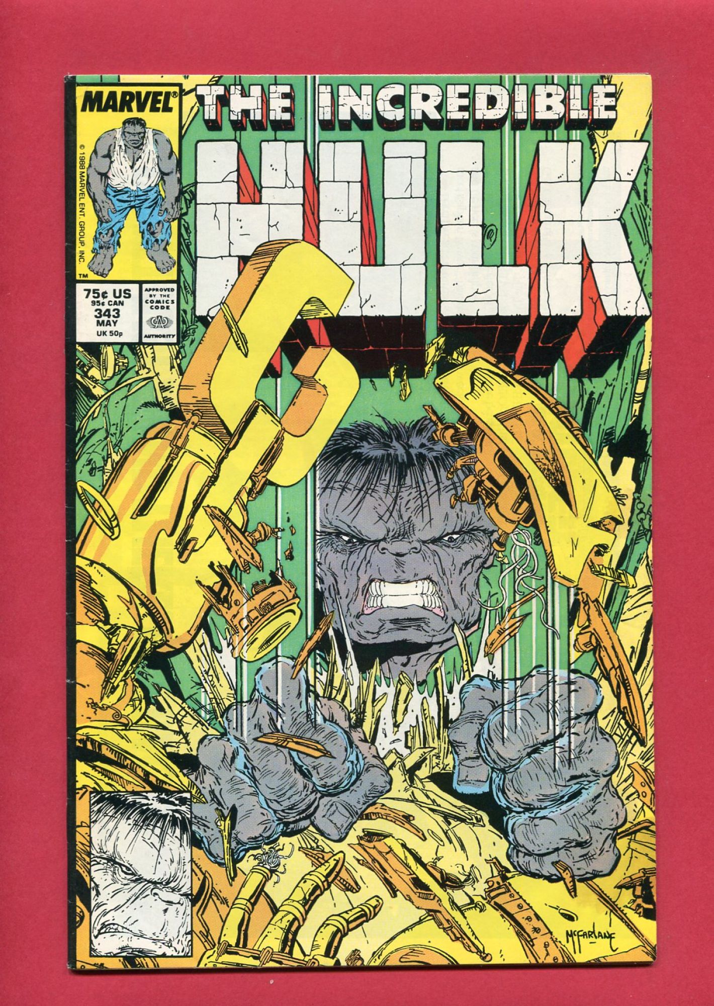 Incredible Hulk #343, May 1988, 6 FN