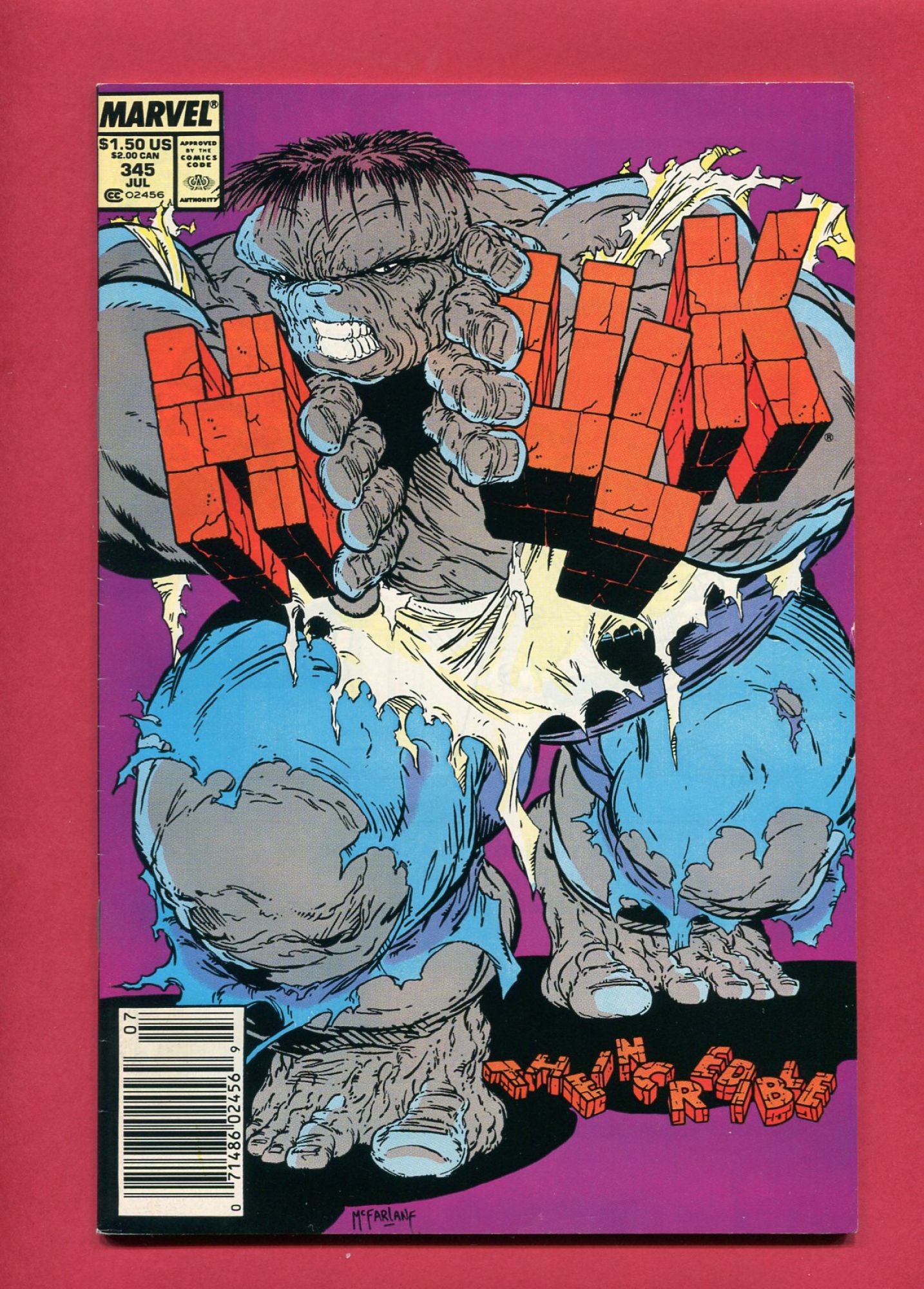Incredible Hulk #345, Jul 1988, 6.5 FN+