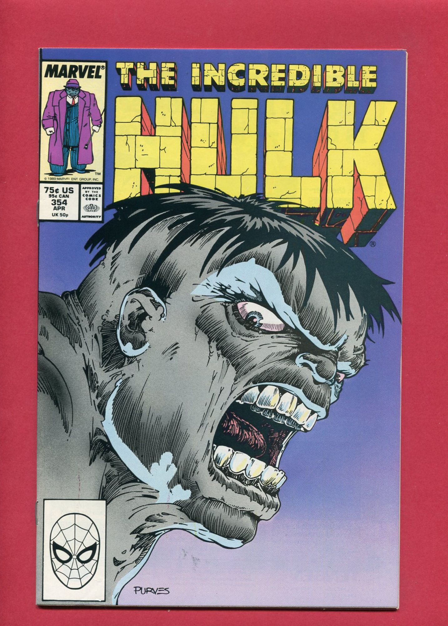 Incredible Hulk #354, Apr 1989, 8.5 VF+