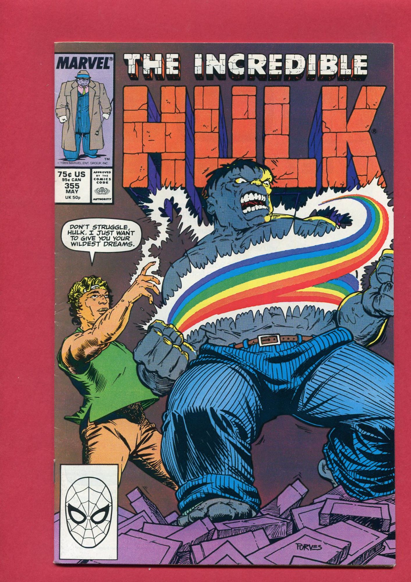 Incredible Hulk #355, May 1989, 7.0 FN/VF