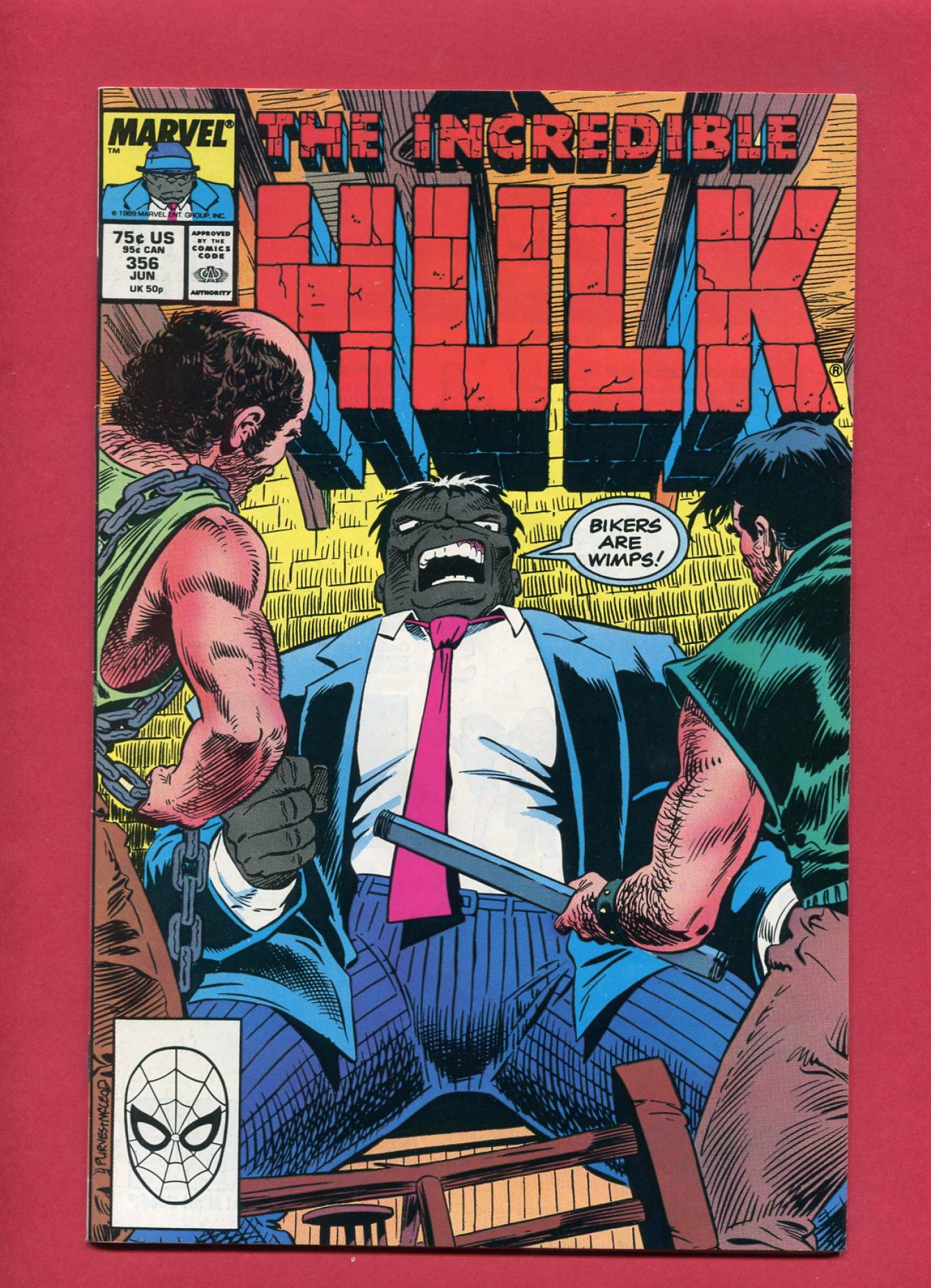 Incredible Hulk #356, Jun 1989, 7.5 VF-