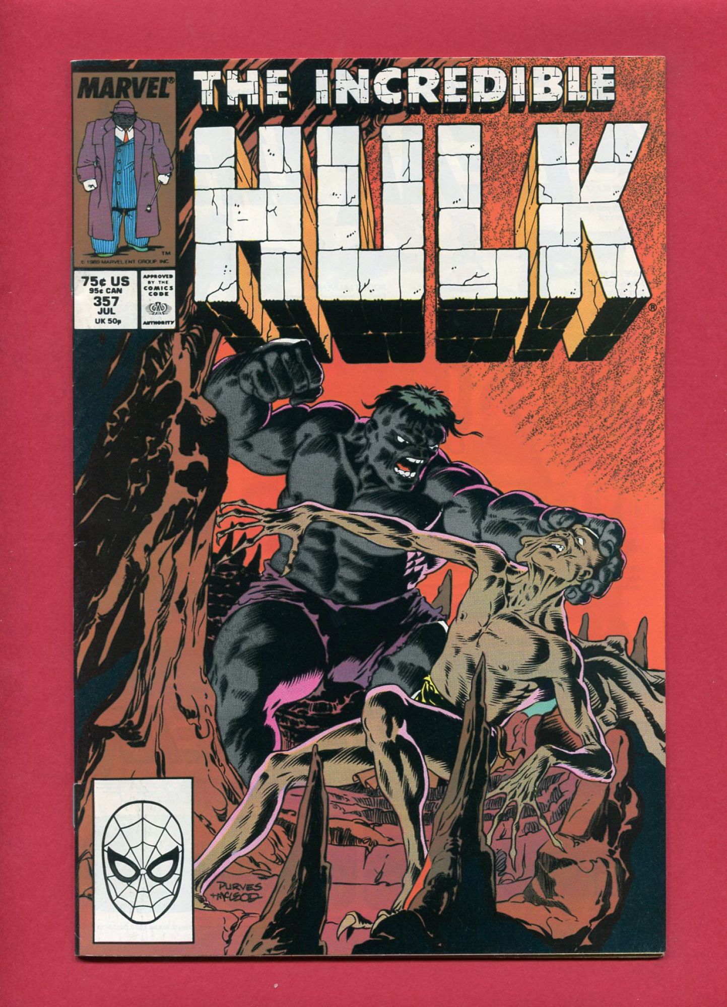 Incredible Hulk #357, Jul 1989, 7.5 VF-