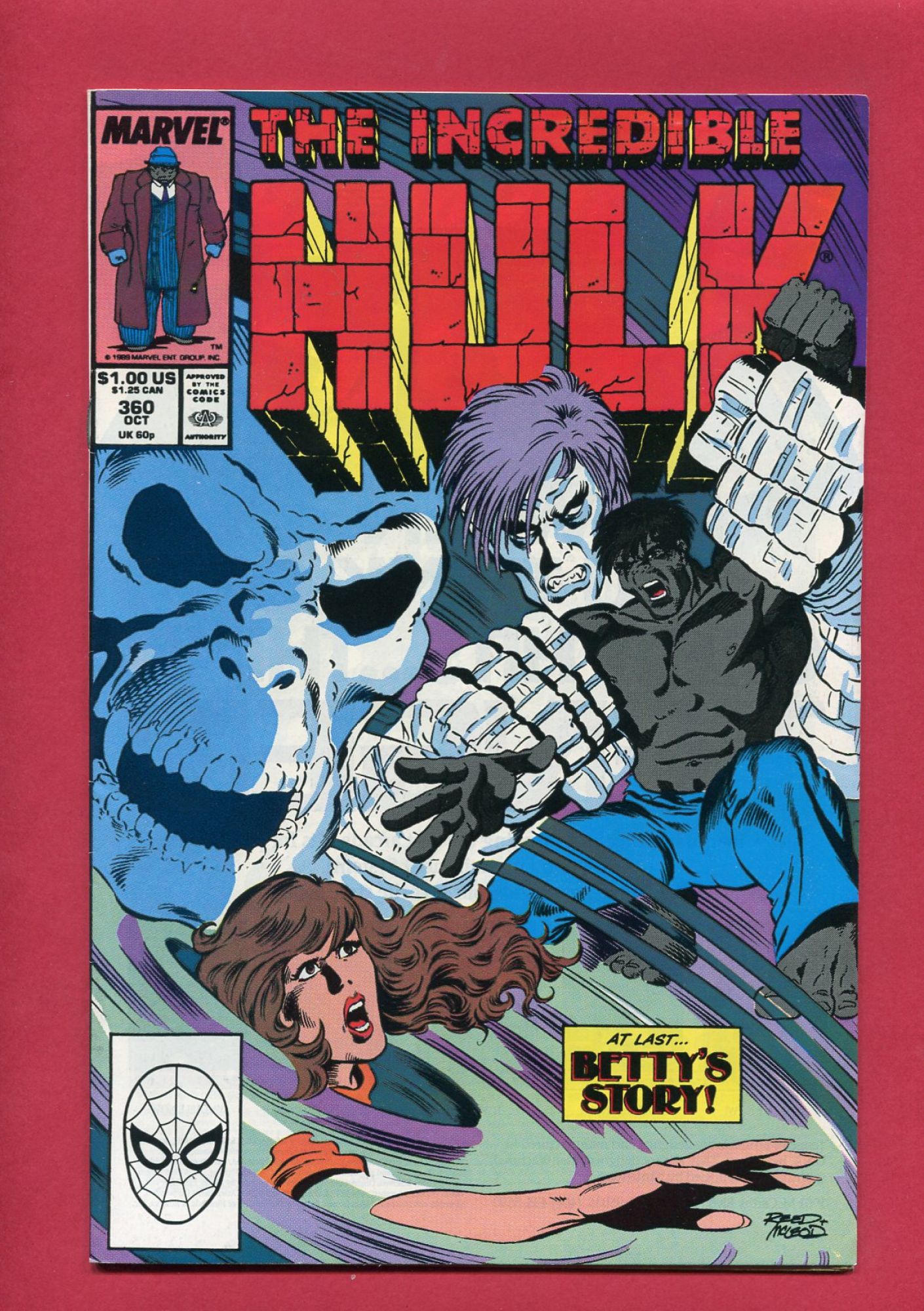 Incredible Hulk #360, Oct 1989, 8.5 VF+