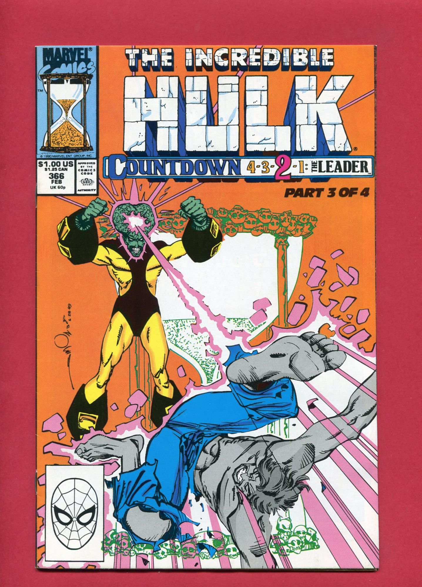 Incredible Hulk #366, Feb 1990, 7.5 VF-