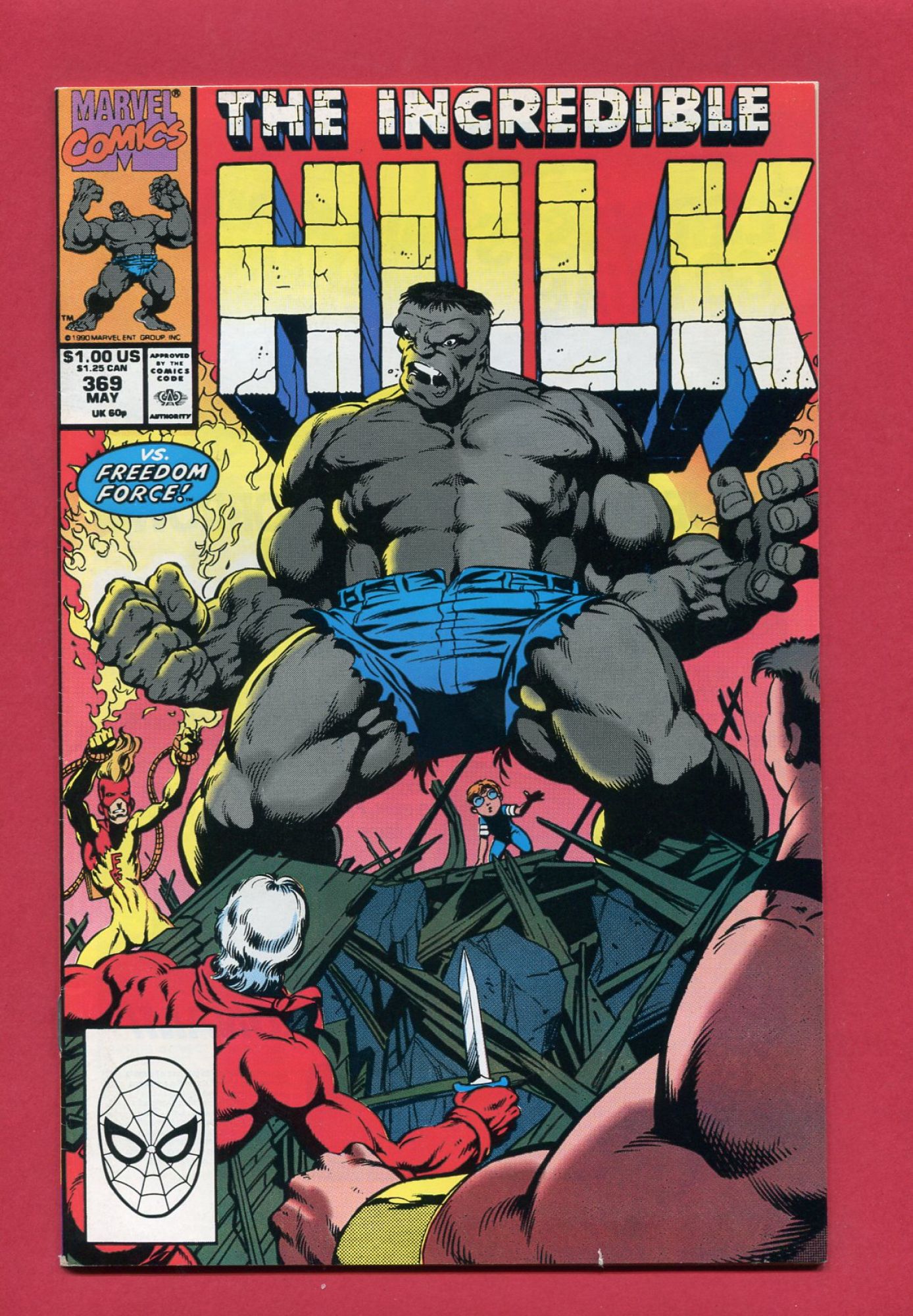 Incredible Hulk #369, May 1990, 6.0 FN