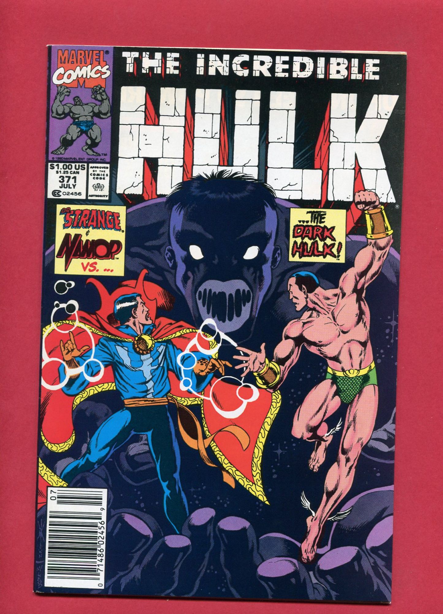 Incredible Hulk #371, Jul 1990, 7.5 VF-