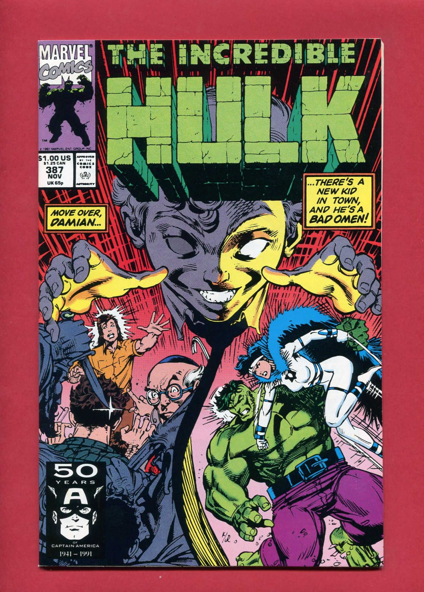 Incredible Hulk #387, Nov 1991, 8.0 VF