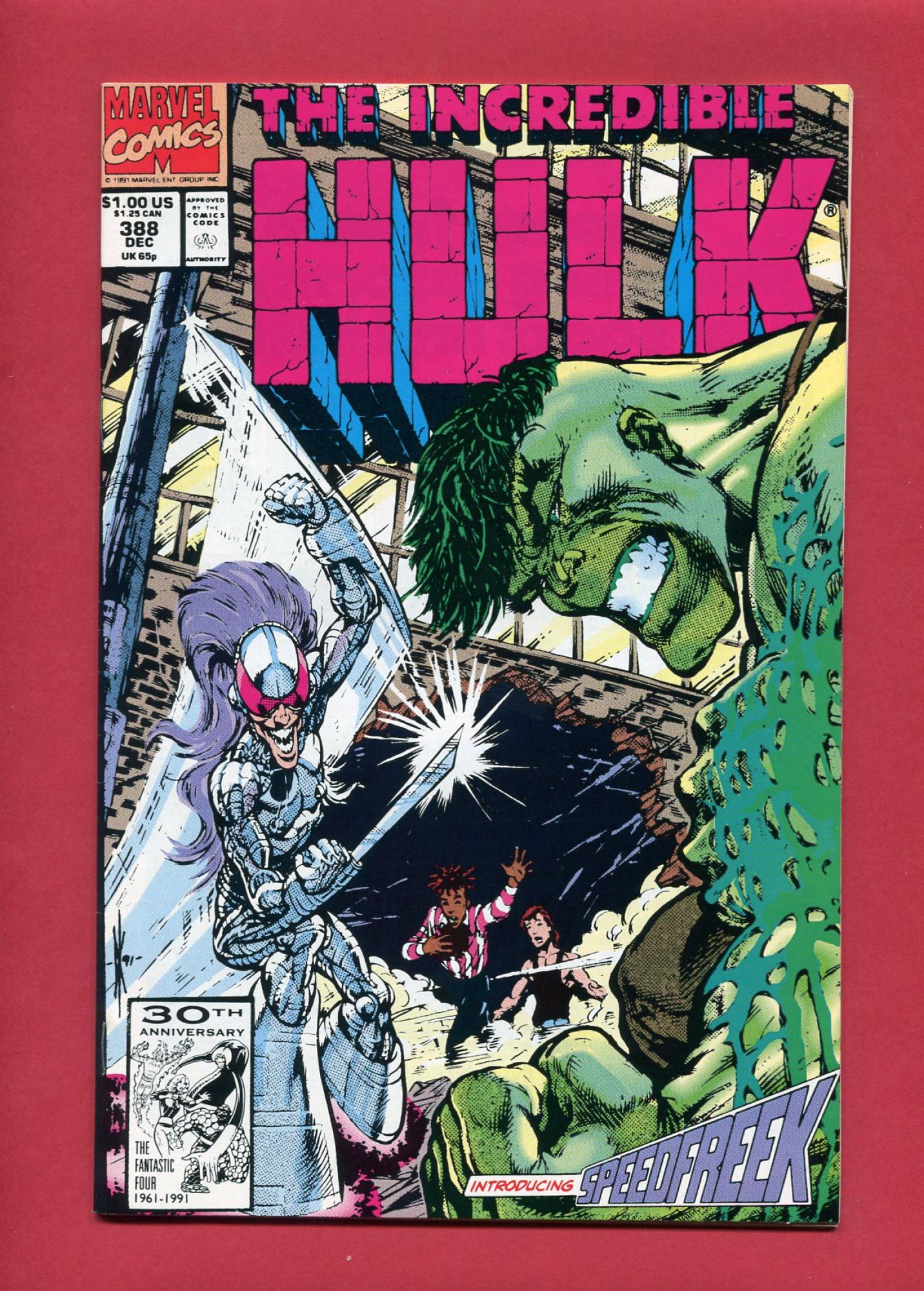 Incredible Hulk #388, Dec 1991, 8.5 VF+