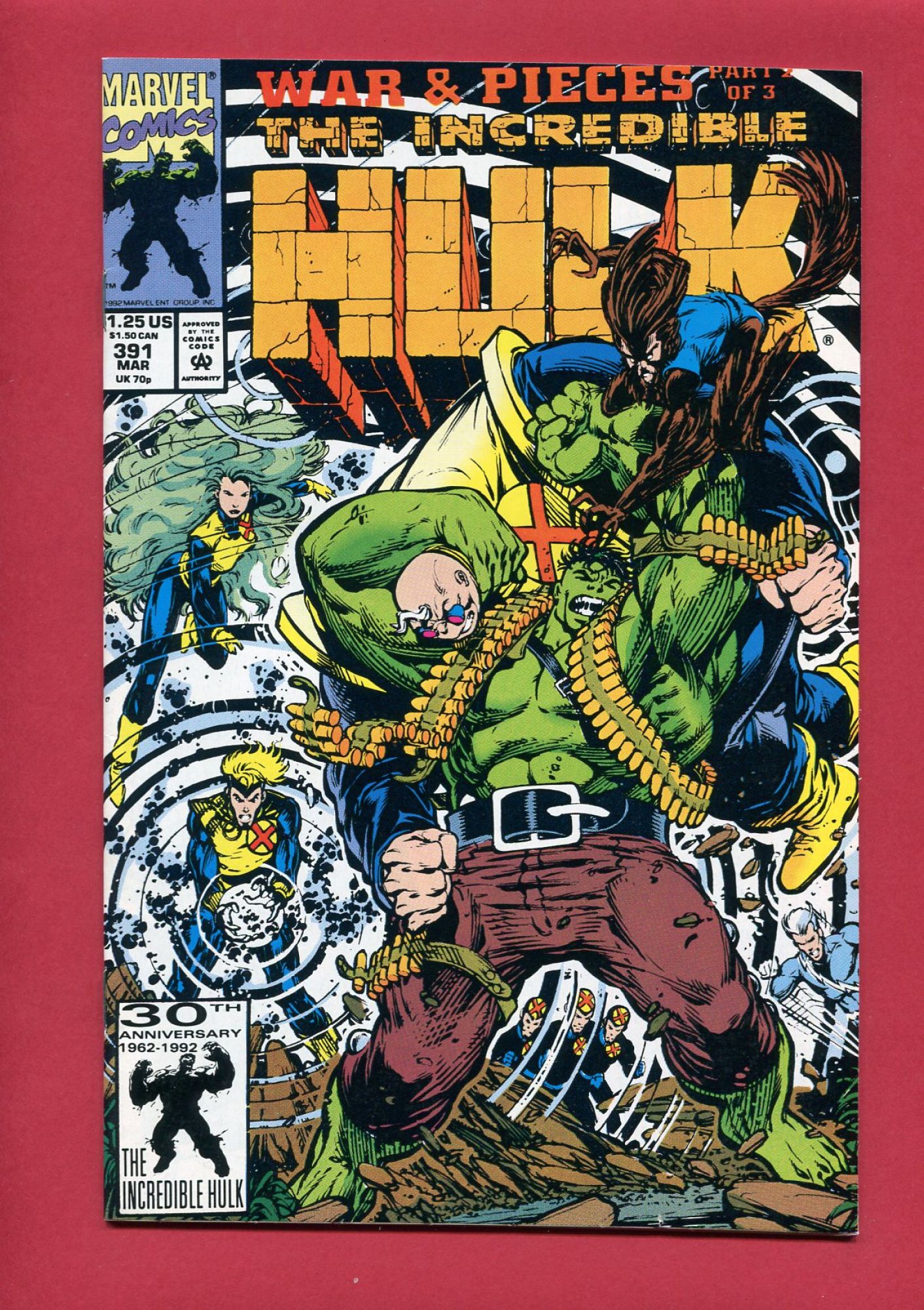 Incredible Hulk #391, Mar 1992, 9.2 NM-