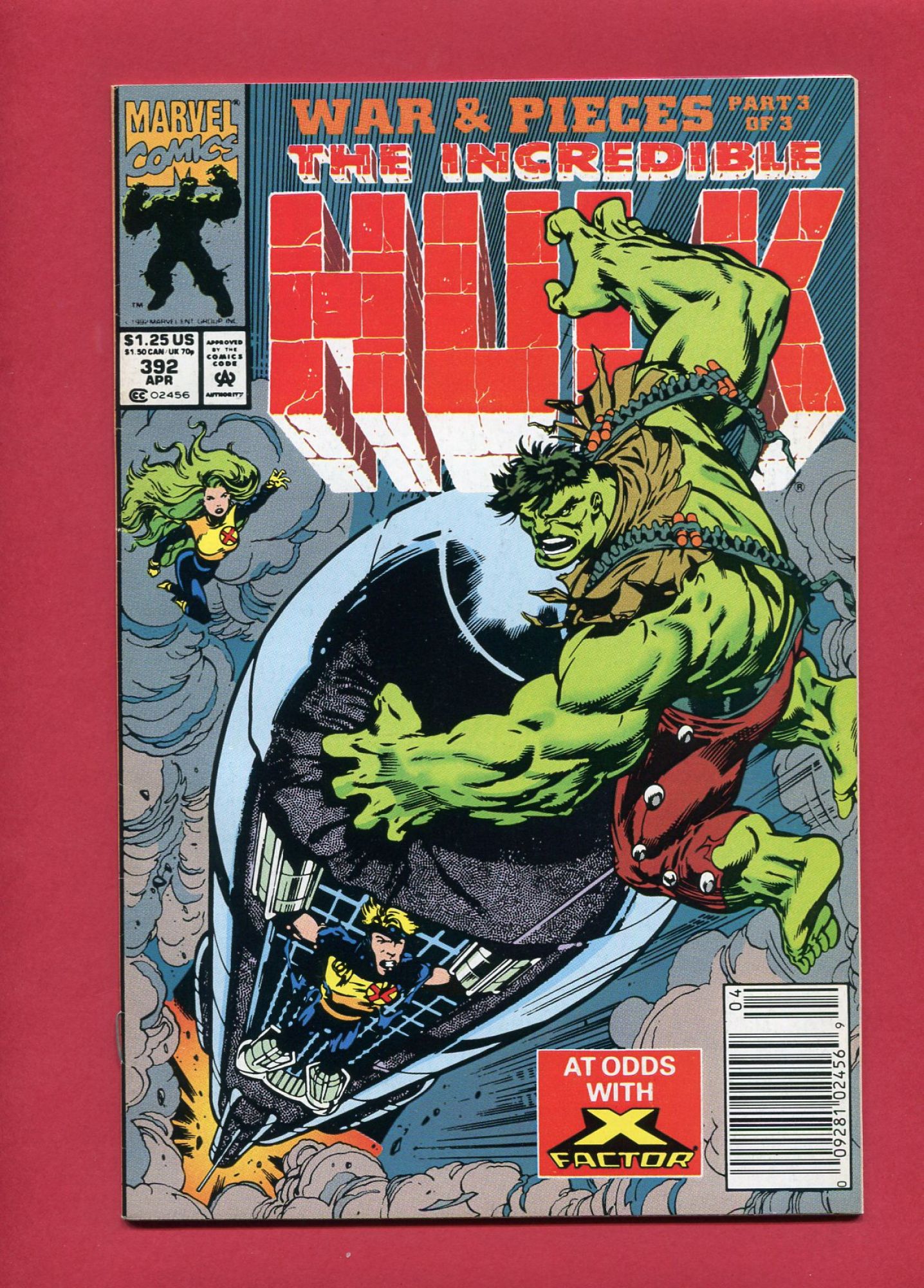 Incredible Hulk #392, Apr 1992, 