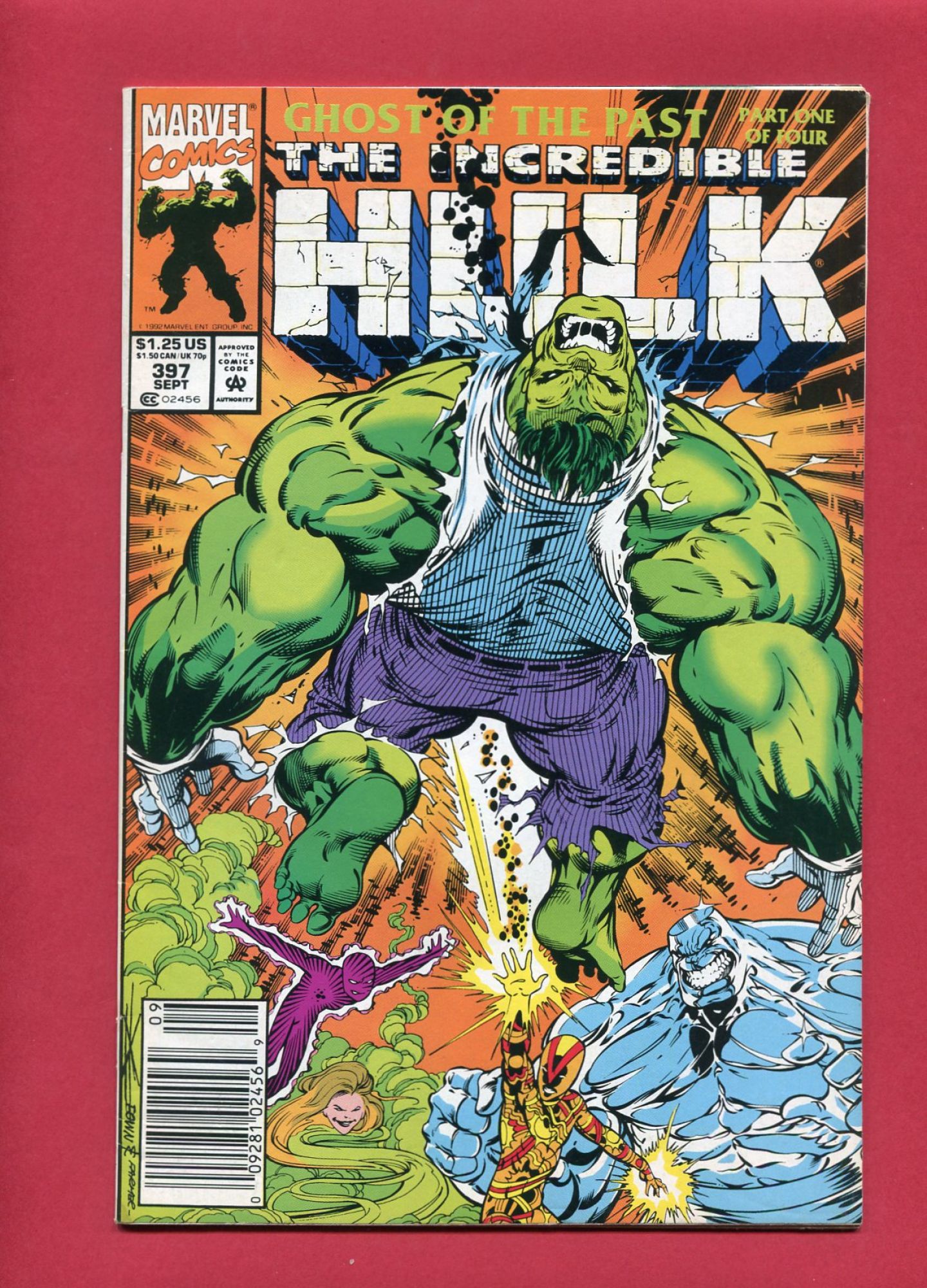 Incredible Hulk #397, Sep 1992, 7.5 VF-