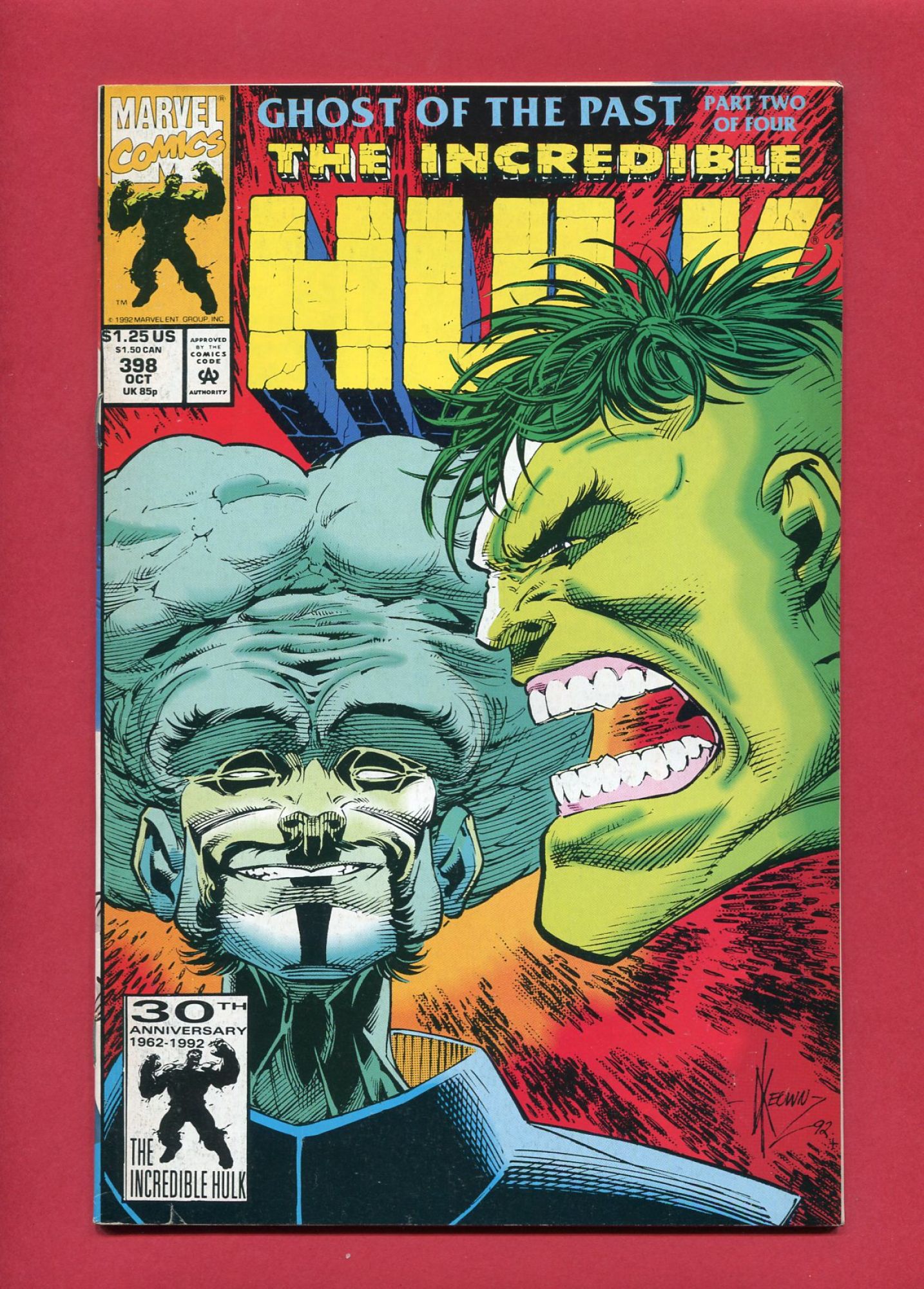 Incredible Hulk #398, Oct 1992, 8.5 VF+
