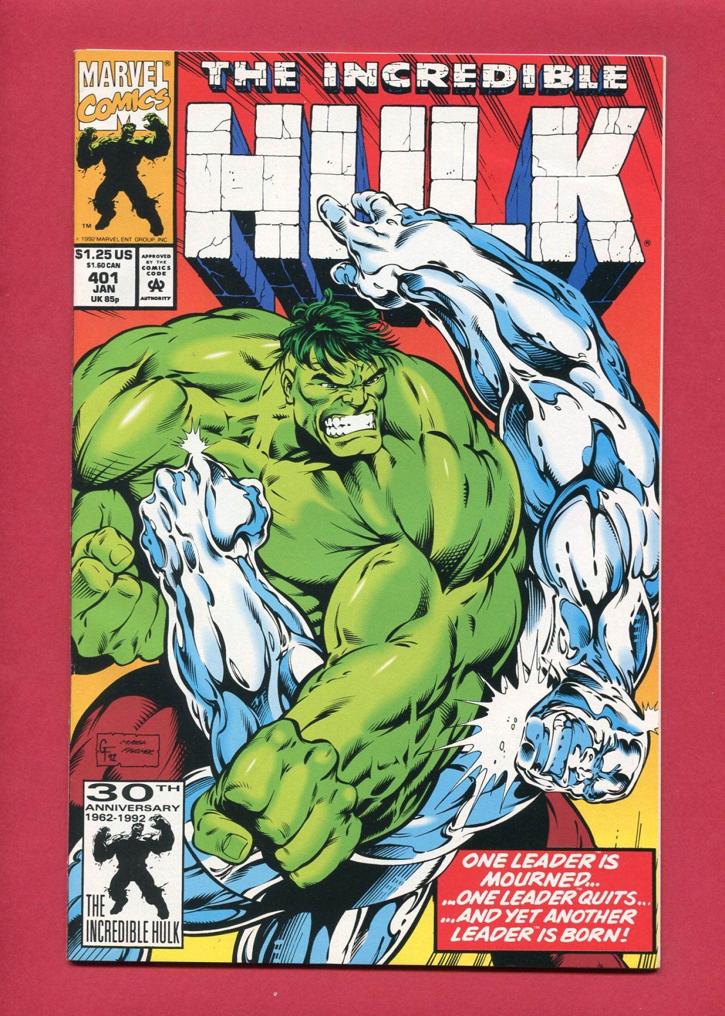 Incredible Hulk #401, Jan 1993, 8.5 VF+