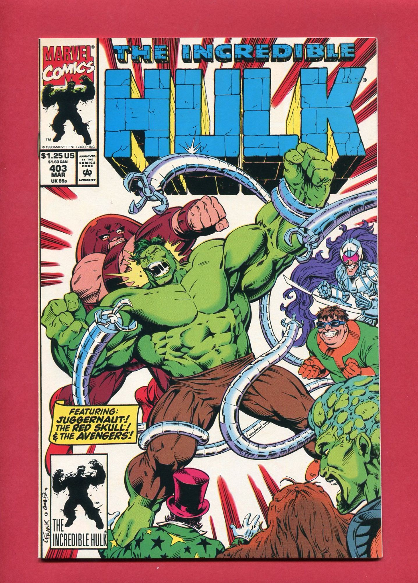 Incredible Hulk #403, Mar 1993, 8.5 VF+