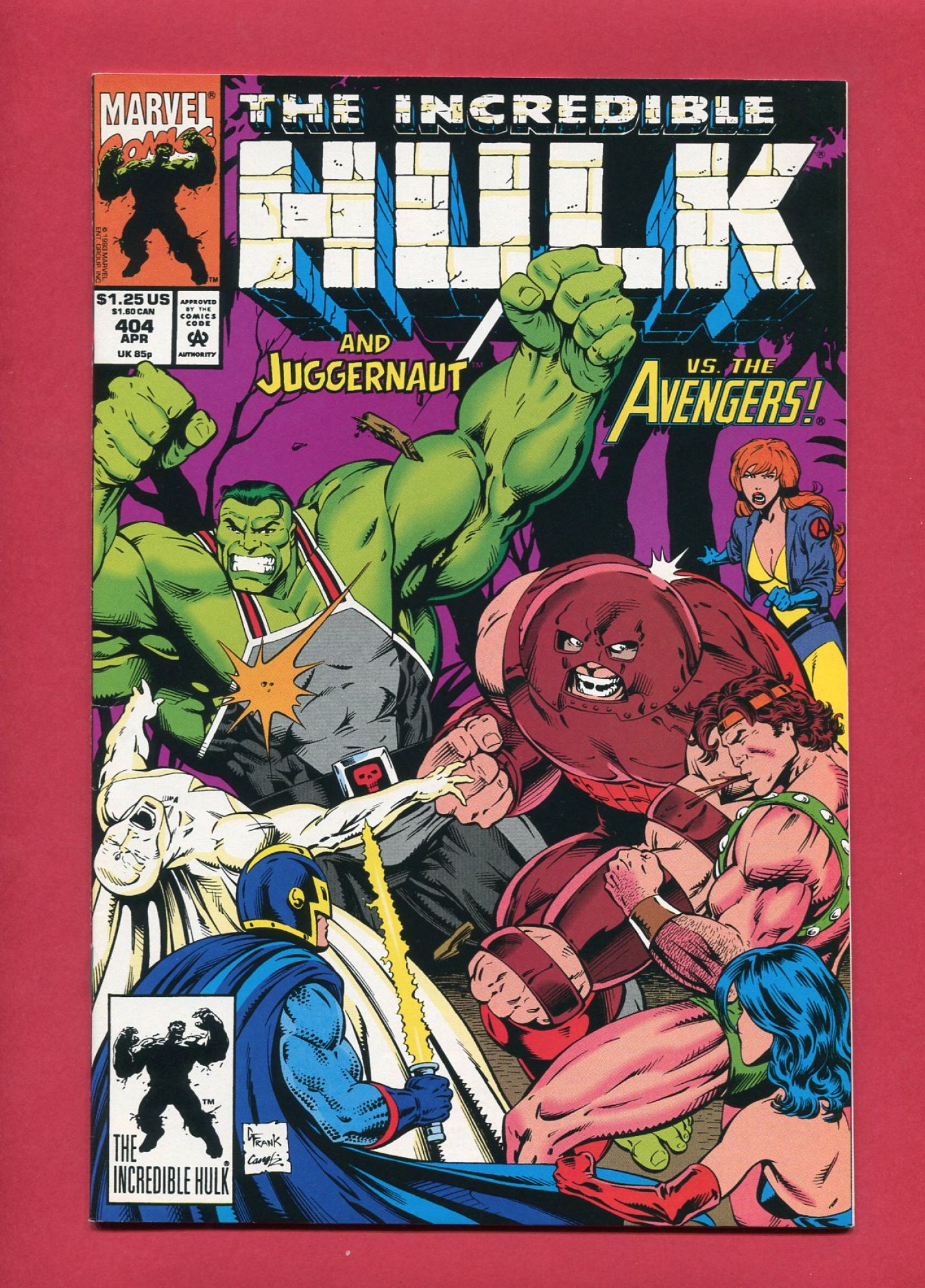 Incredible Hulk #404, Apr 1993, 7.5 VF-
