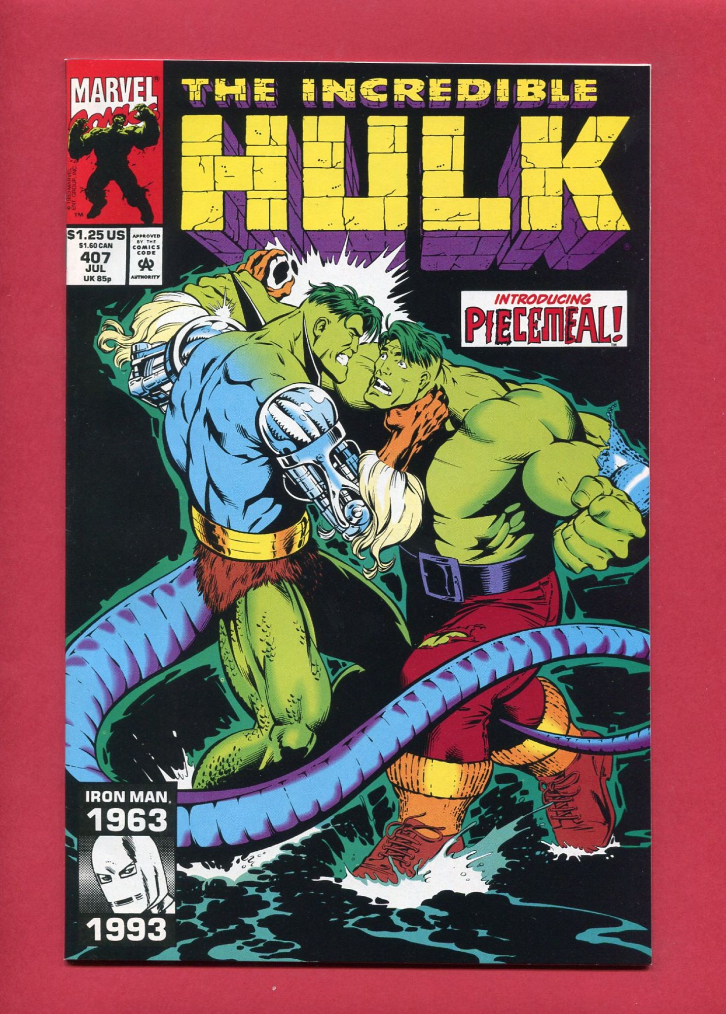 Incredible Hulk #407, Jul 1993, 8.5 VF+