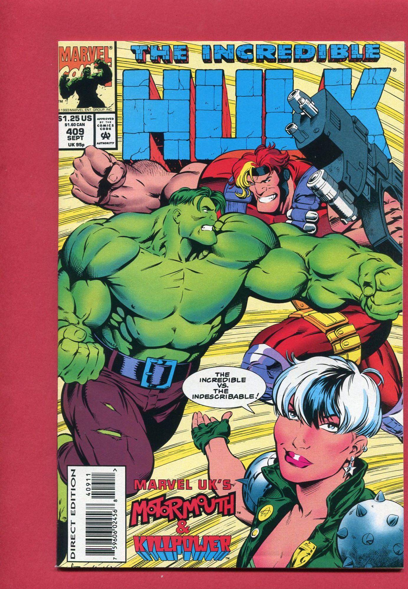Incredible Hulk #409, Sep 1993, 7.0 FN/VF