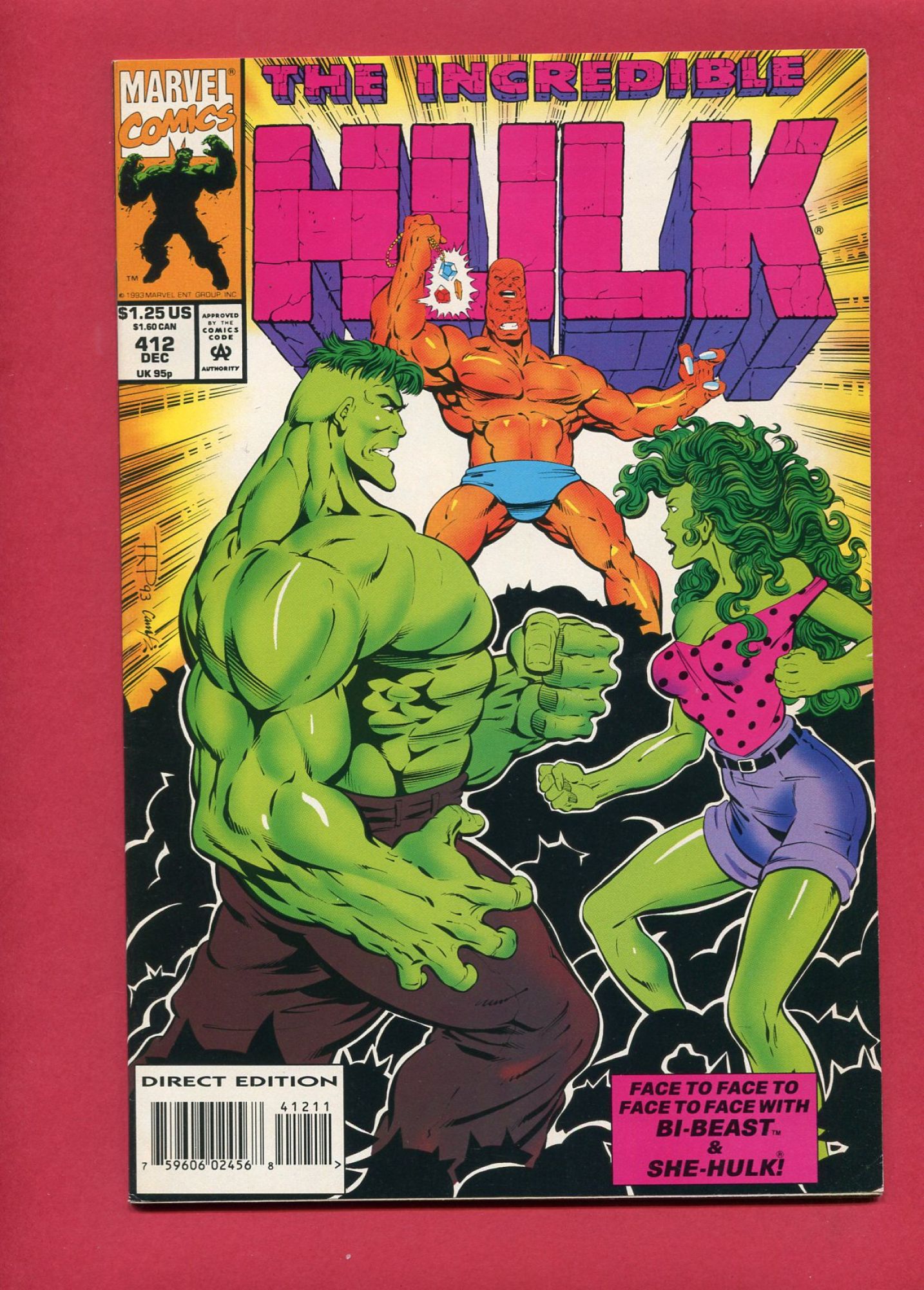 Incredible Hulk #412, Dec 1993, 8.0 VF
