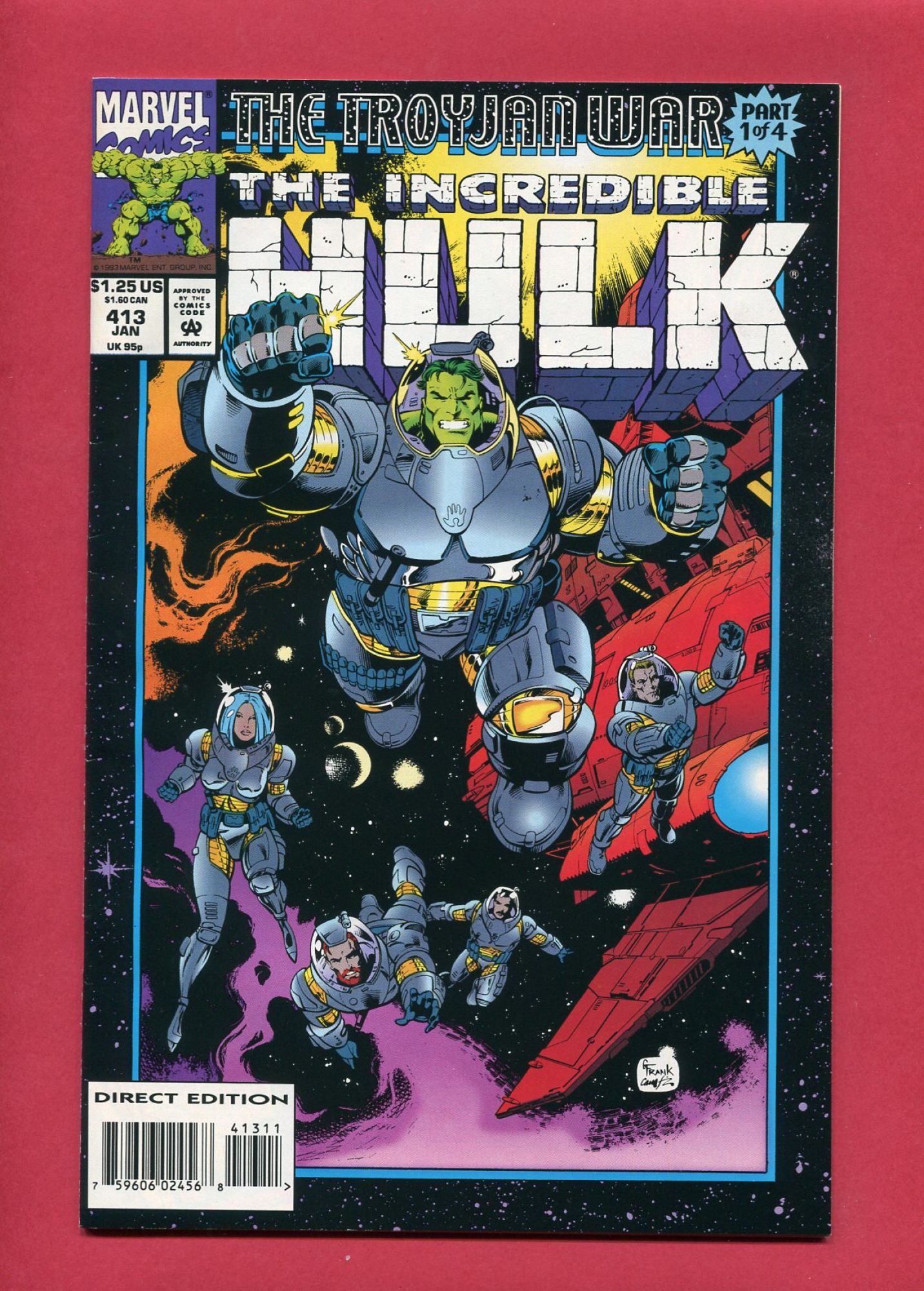 Incredible Hulk #413, Jan 1994, 8.0 VF