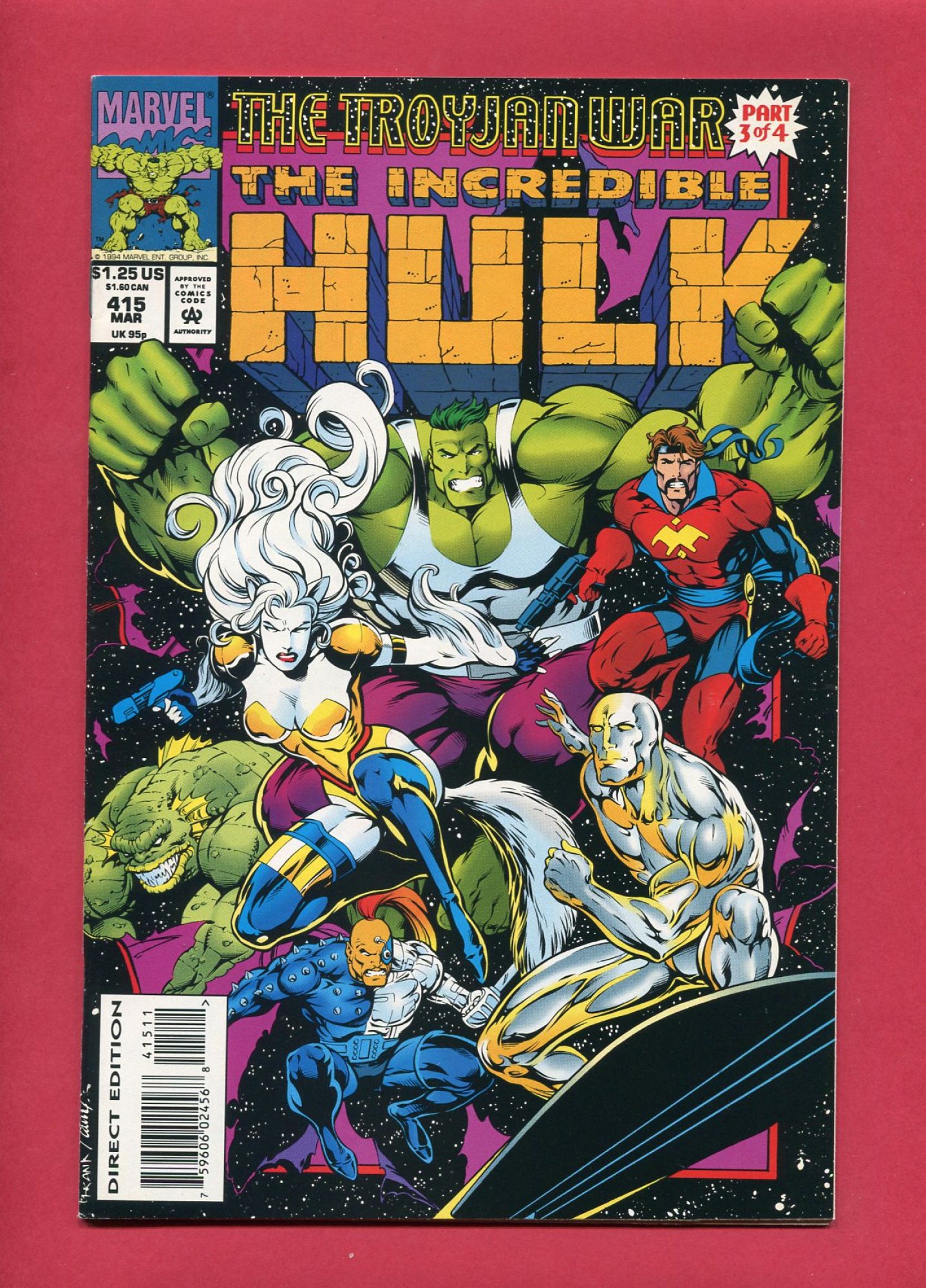Incredible Hulk #415, Mar 1994, 8.5 VF+