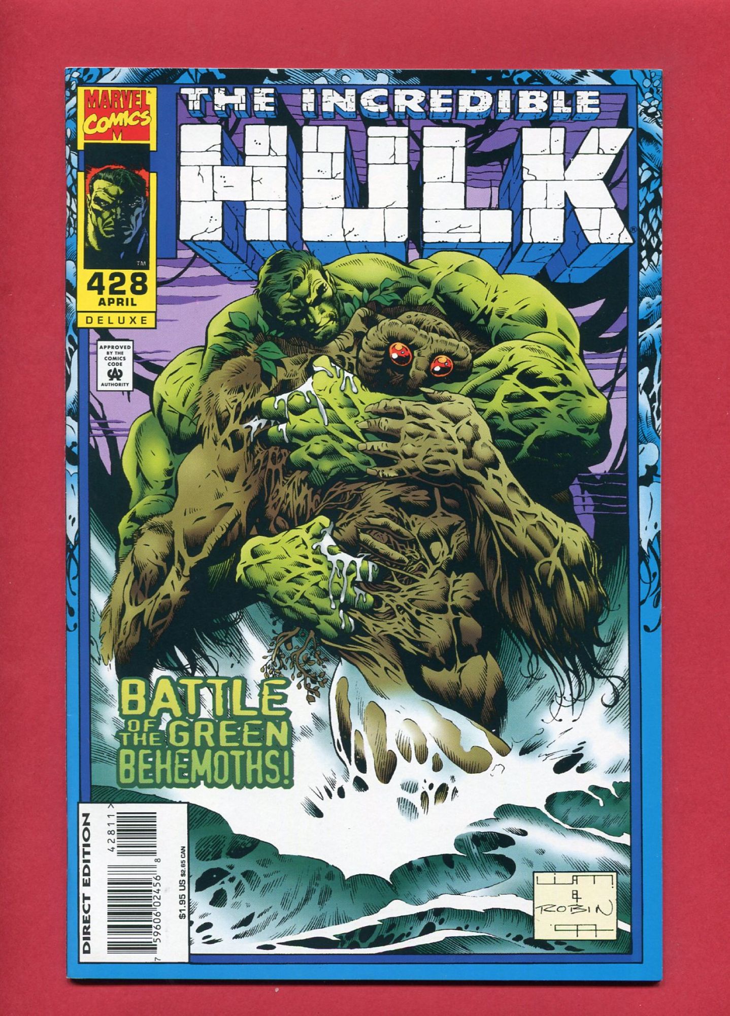 Incredible Hulk #428, Apr 1995, 8.5 VF+
