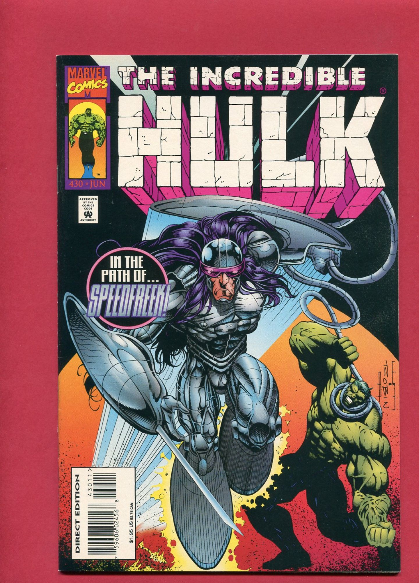 Incredible Hulk #430, Jun 1995, 7.5 VF-