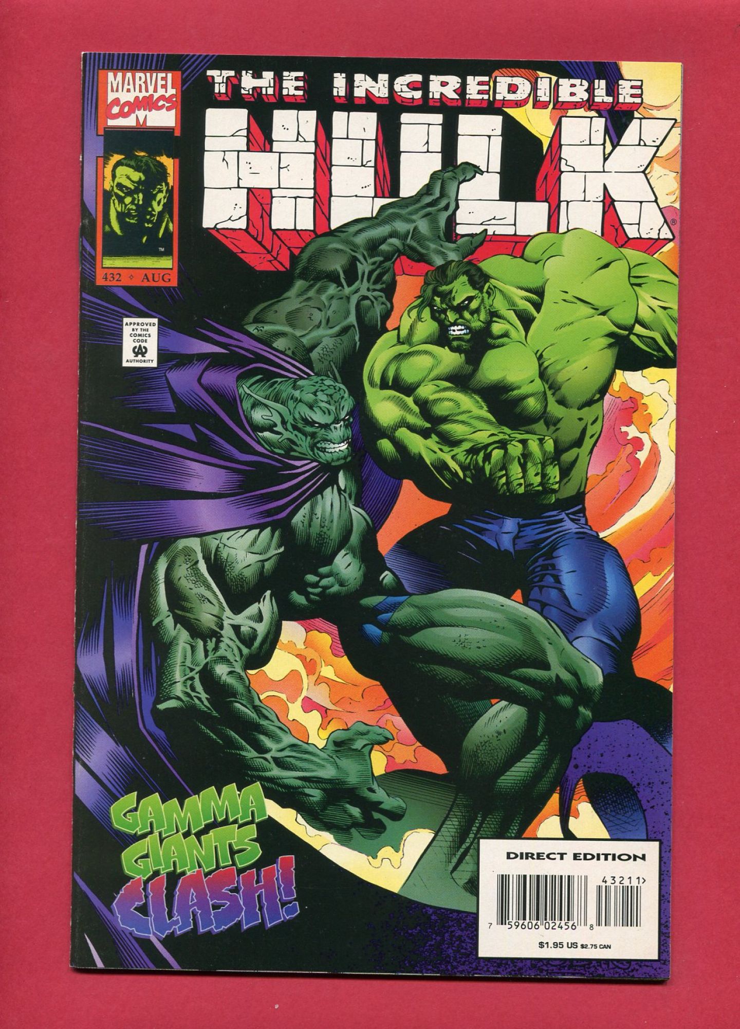 Incredible Hulk #432, Aug 1995, 8.0 VF