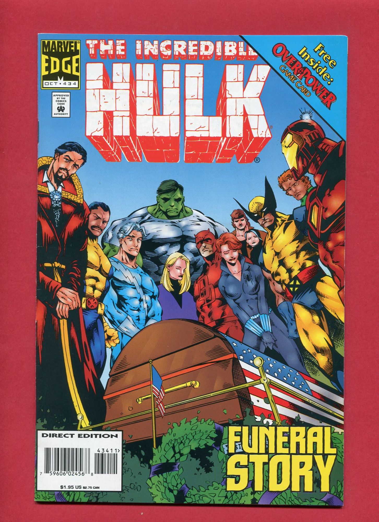 Incredible Hulk #434, Oct 1995, 7.5 VF-