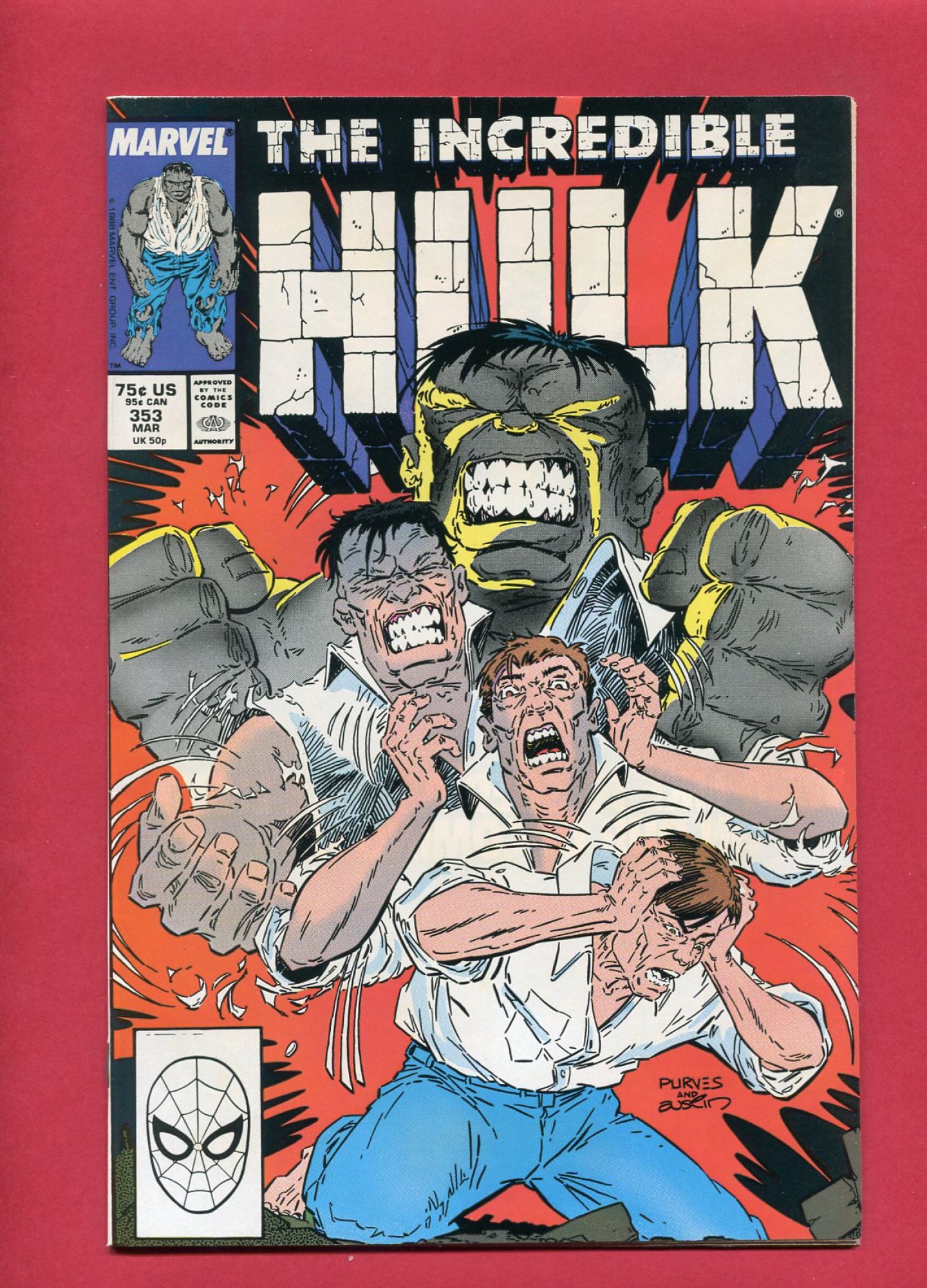 Incredible Hulk #353, Mar 1989, 8.5 VF+